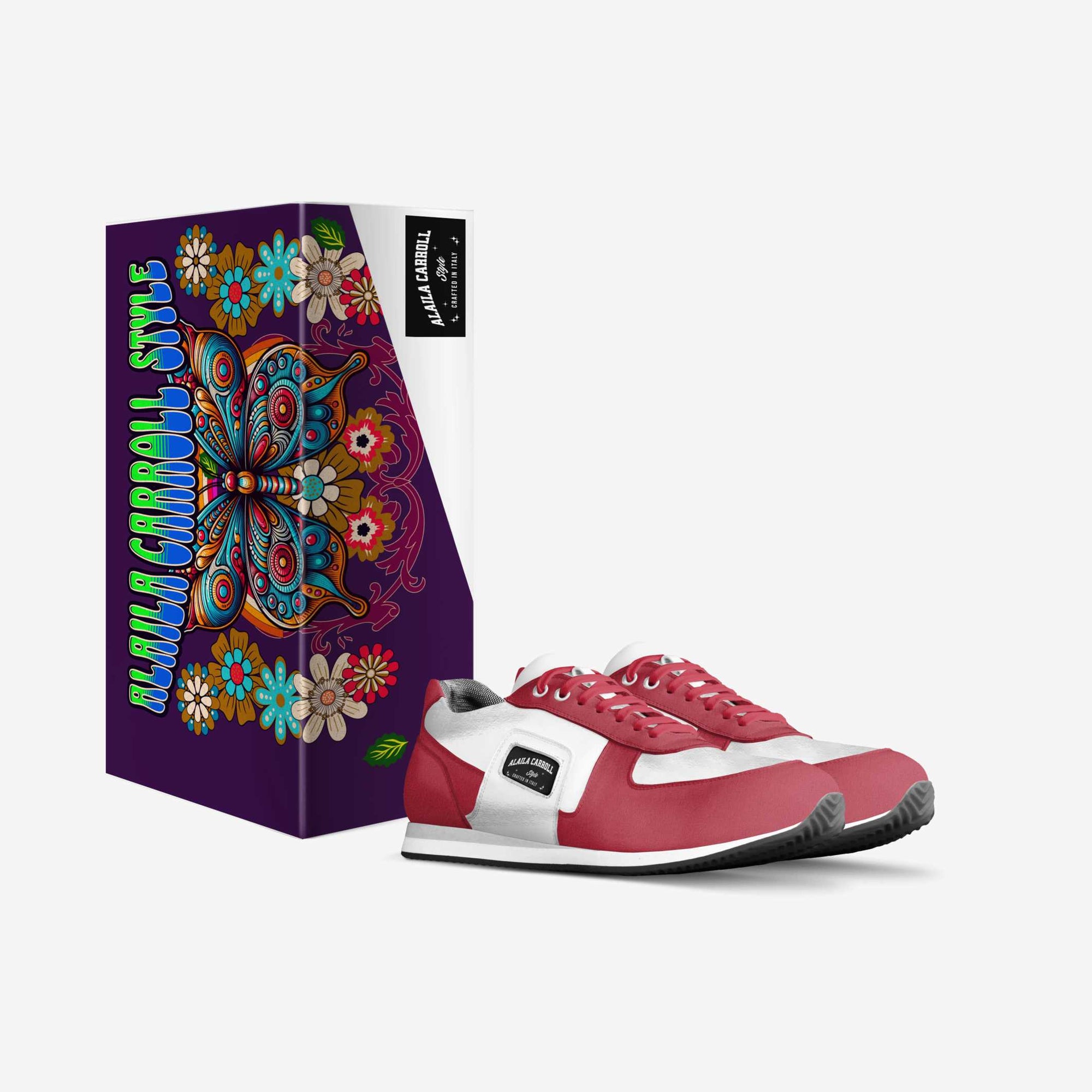 Retro' Running Trainer Red & White