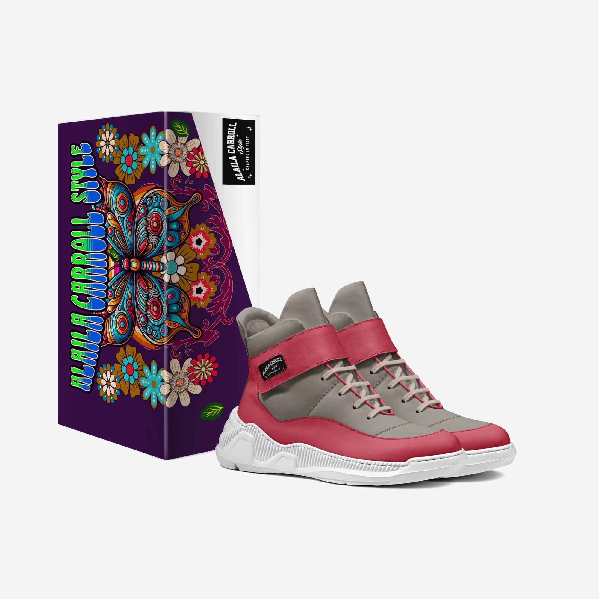 STRAP CHUNKY HIGH TOP Red & Earth Tone
