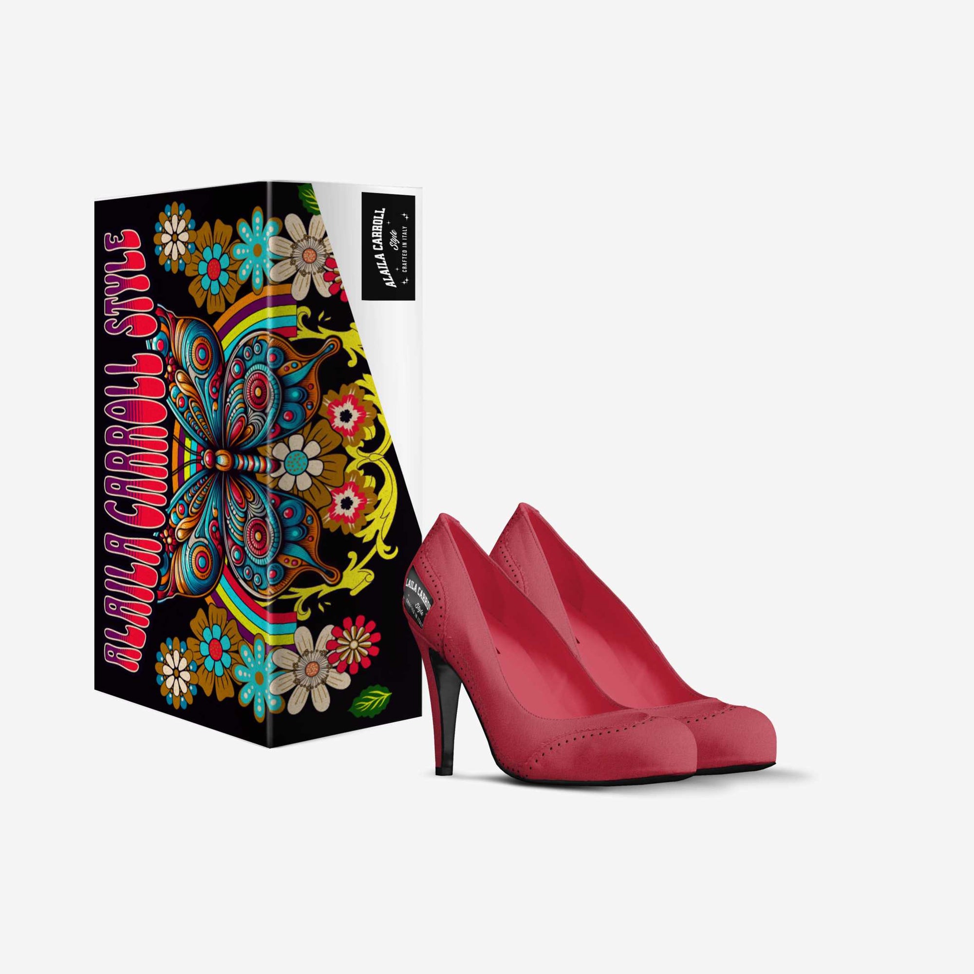 British High Heel – Red on Red