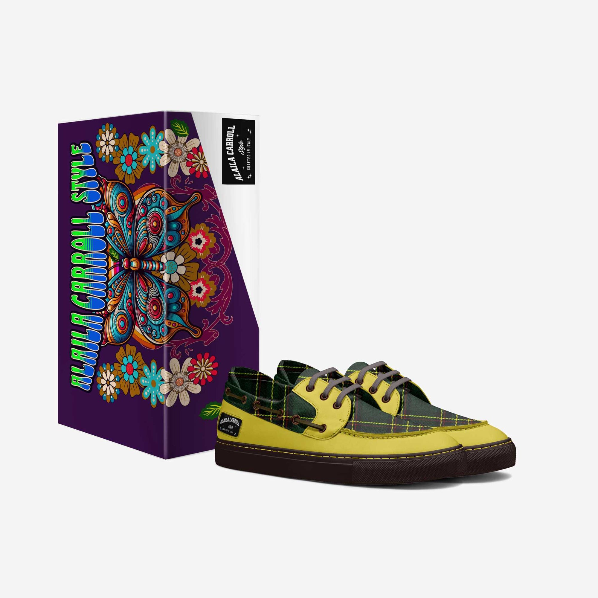 Sporty Loafer Green Plaid, Mustard, & Dark Brown