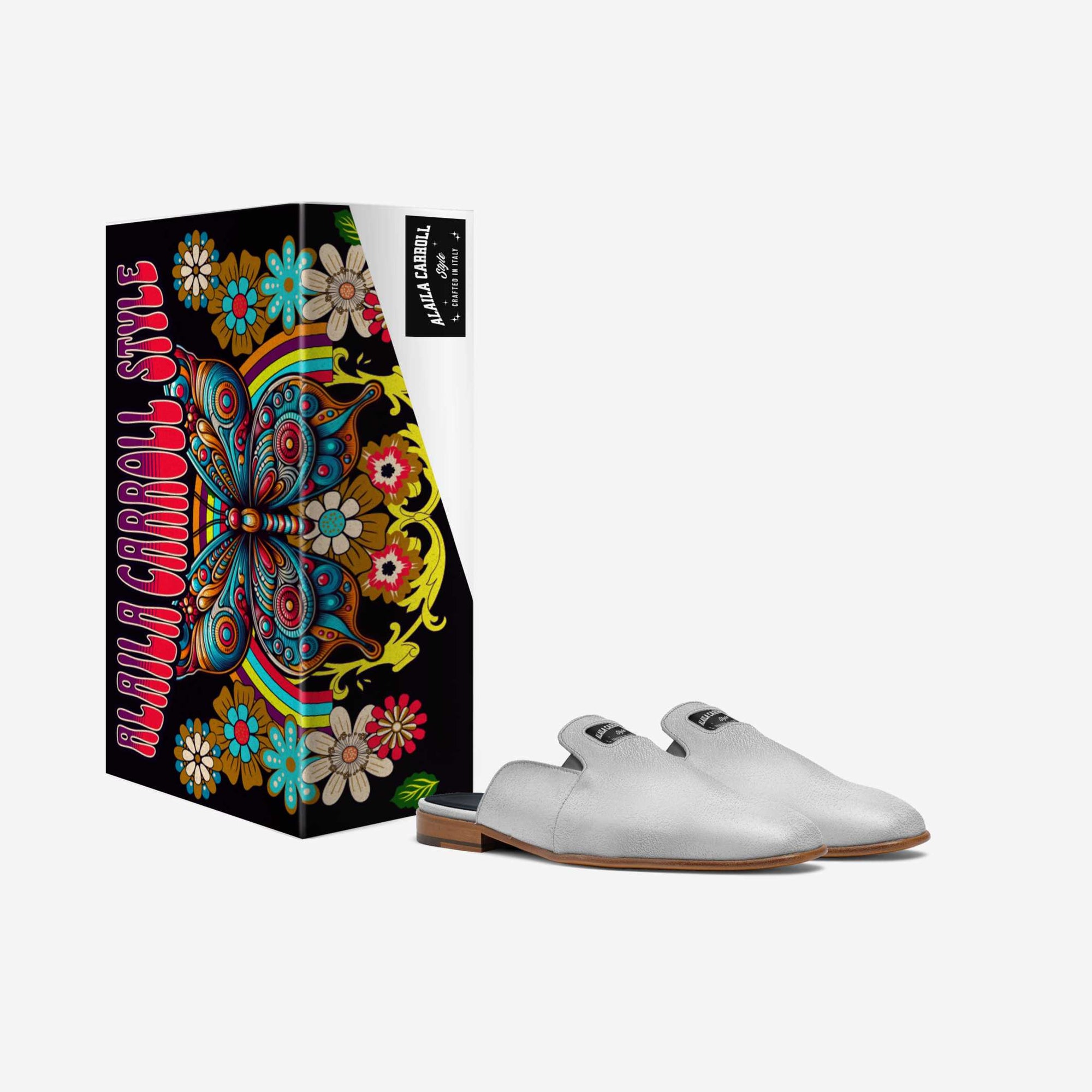 Elegant Mule Slipper Design – Silver