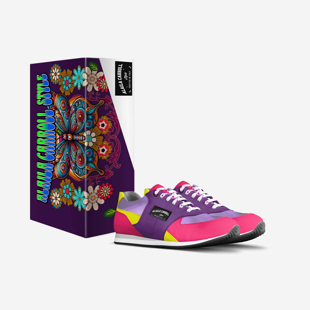 Sporty Running Trainer Pink, Purple, & Yellow