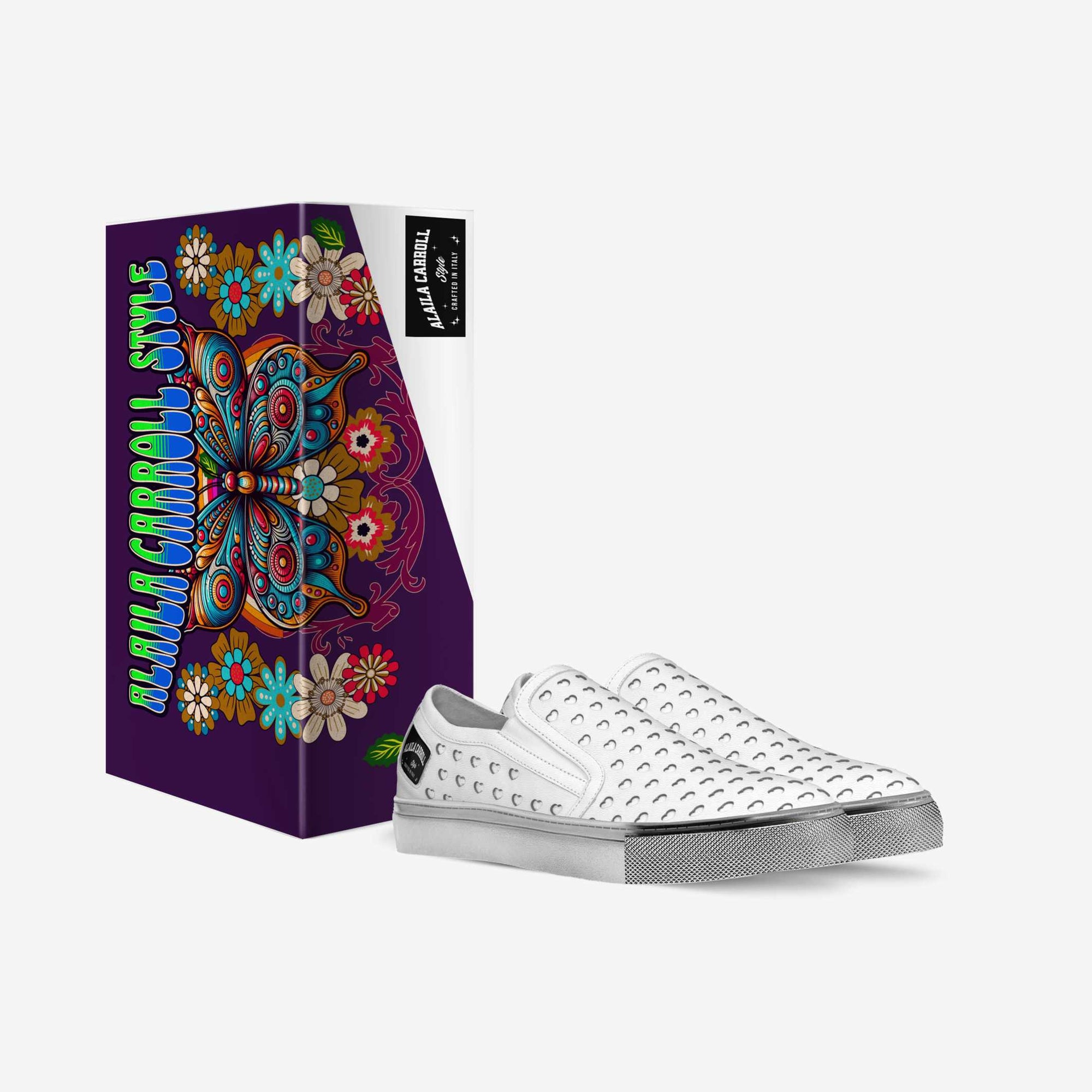 Bridal Hearts Slip-On WHITE & SILVER