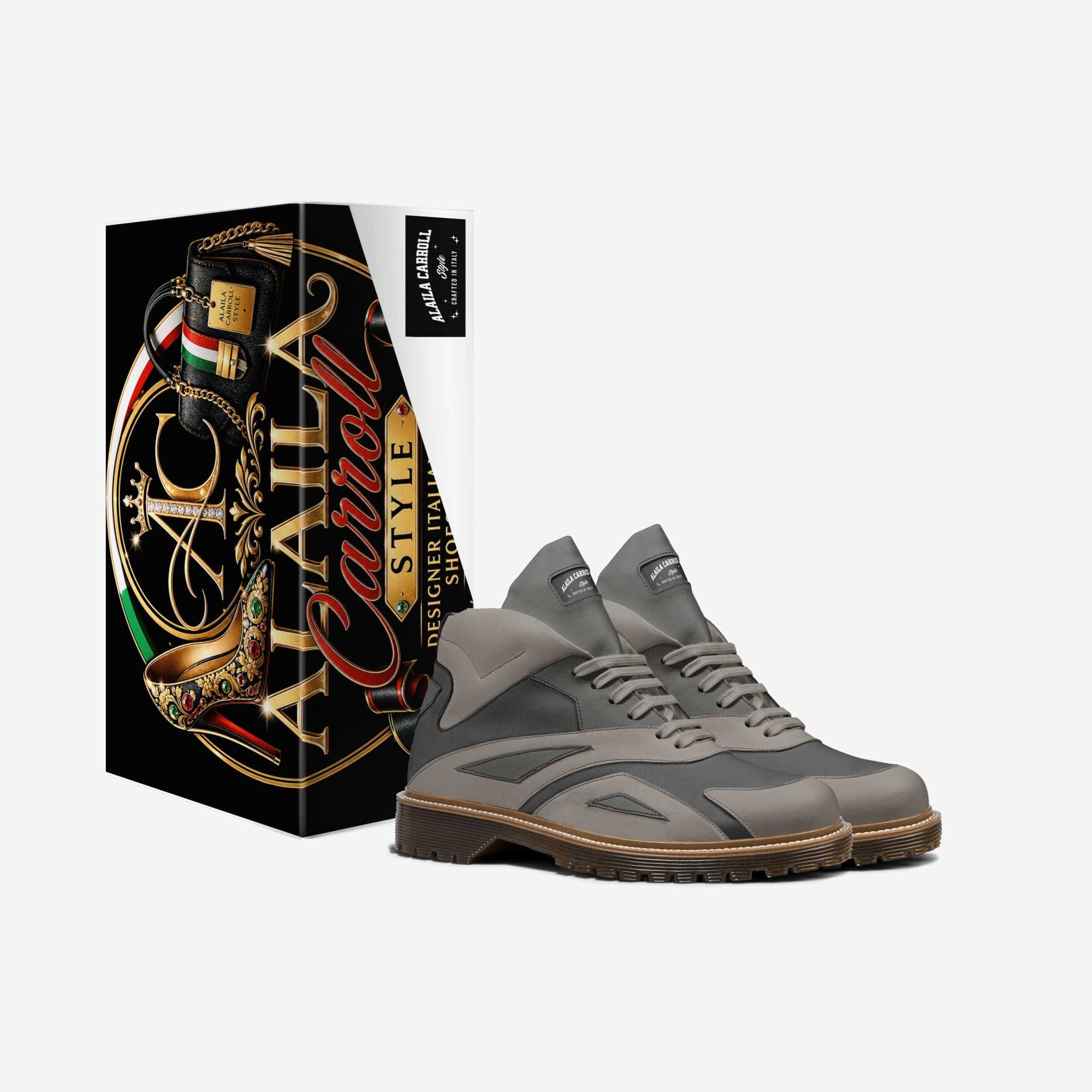 Future Style Boot Earth, Shark & Black – Futuristic Italian Style Made to Stand Out