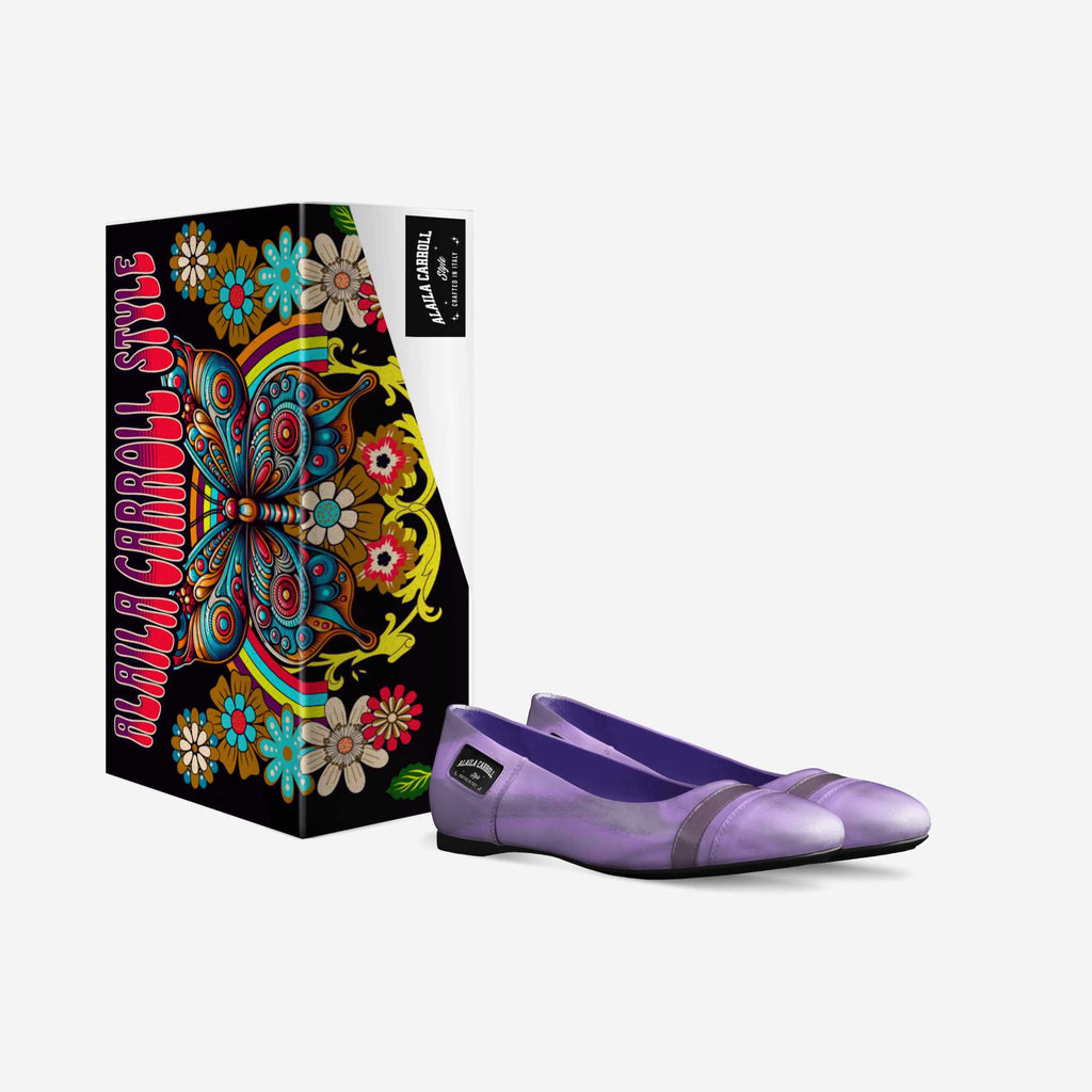 Minimal Ballerina Flat Lavender | Elegant Italian Women’s Flats | Alaila Carroll Style