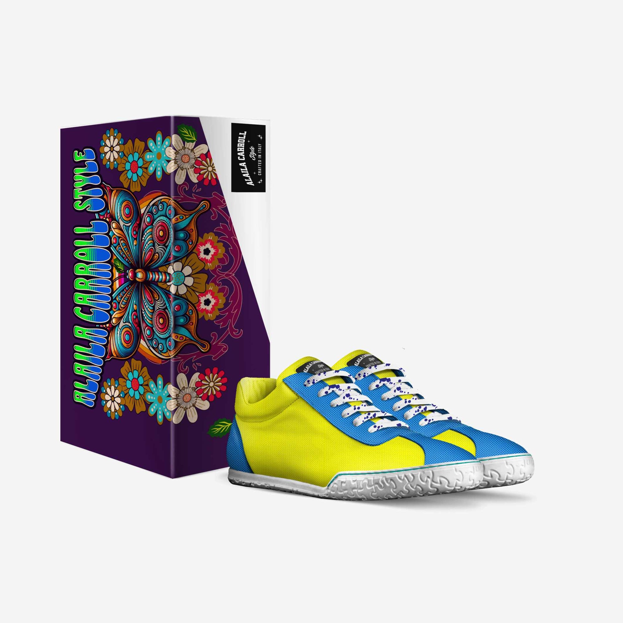 Sporty Low Top Yellow & Blue