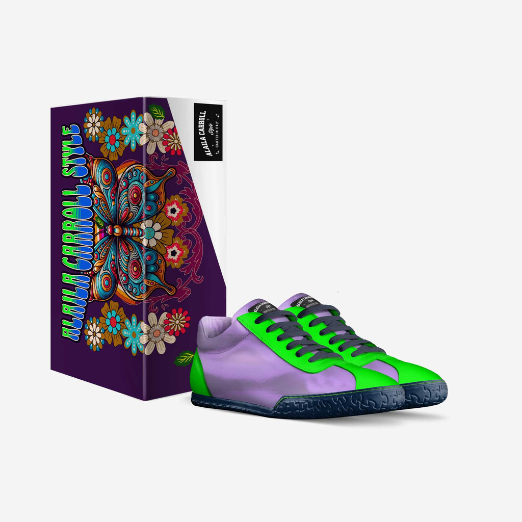 Sporty Low Top Purple, Green, & Blue