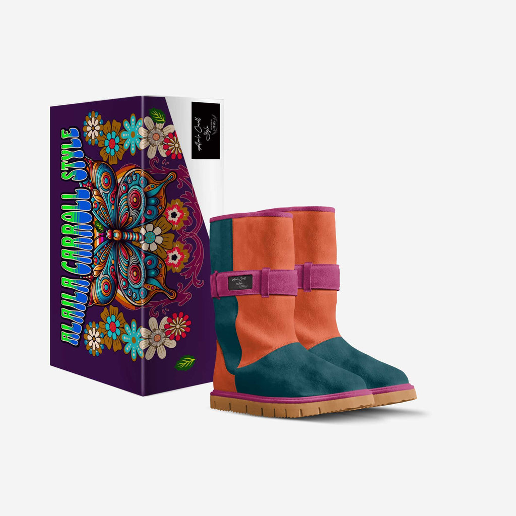 Belted Mid-Boot Teal, Rush, & Pink