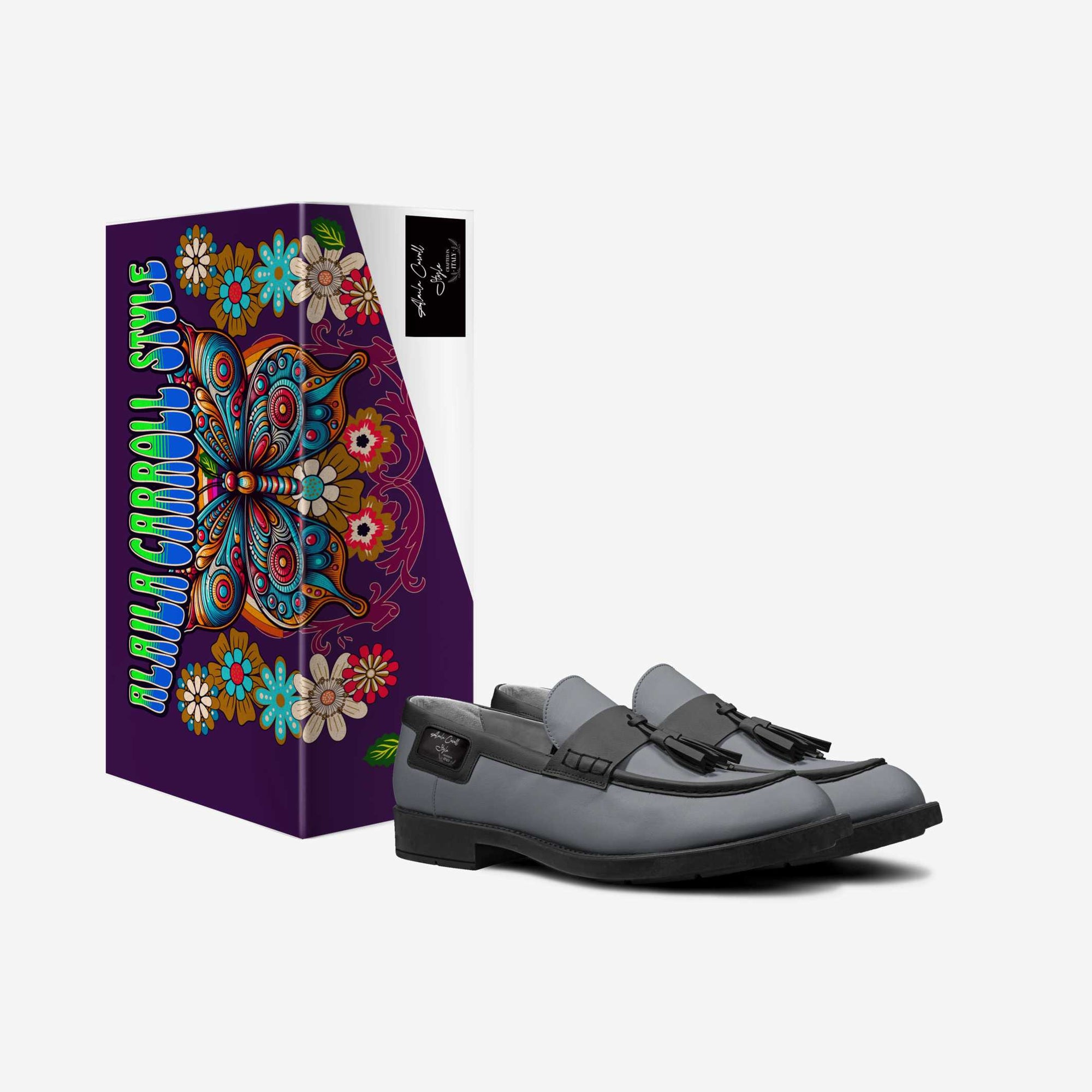 Luxe Classic Loafer Grey & Black