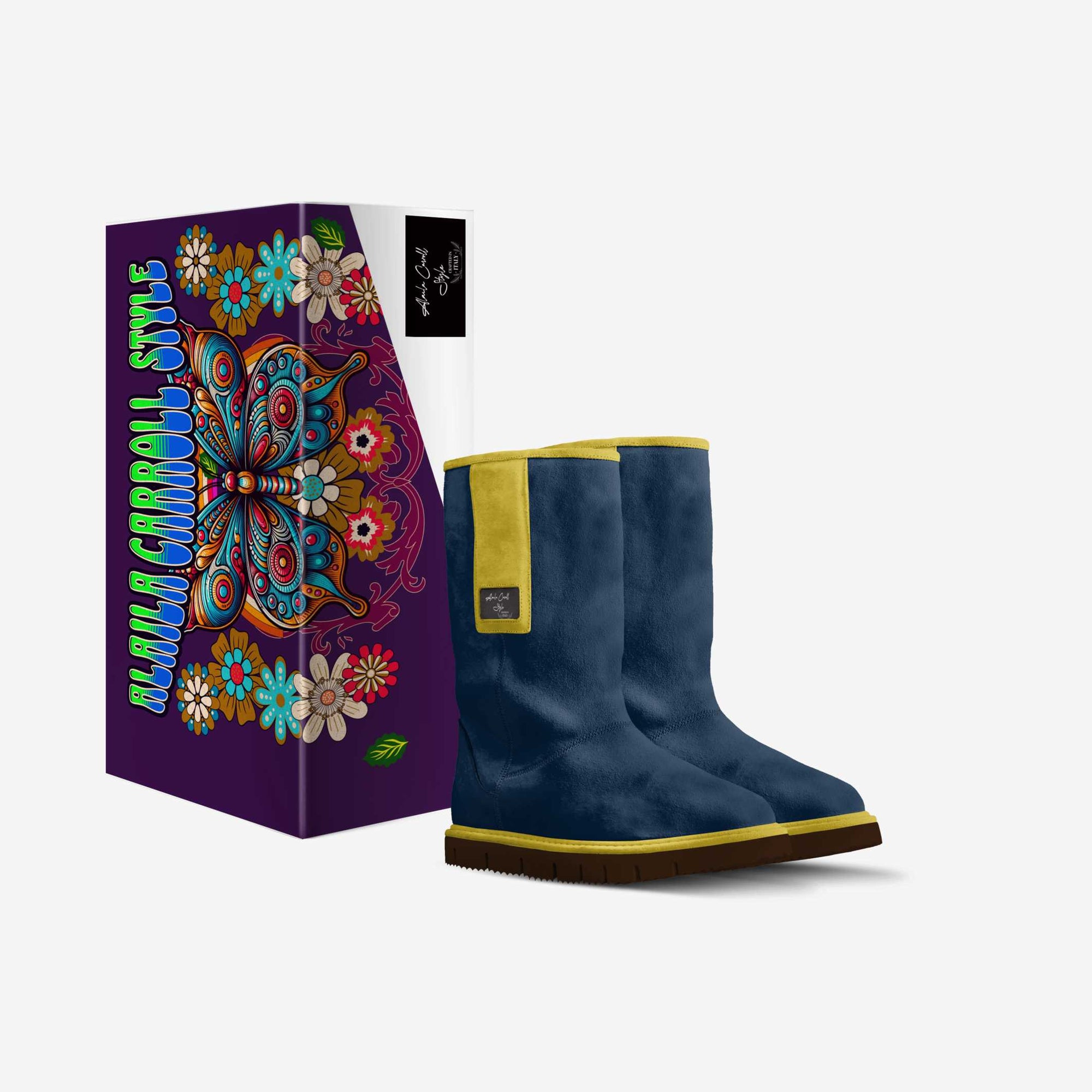 Flap Mid-Boot Navy & Muster