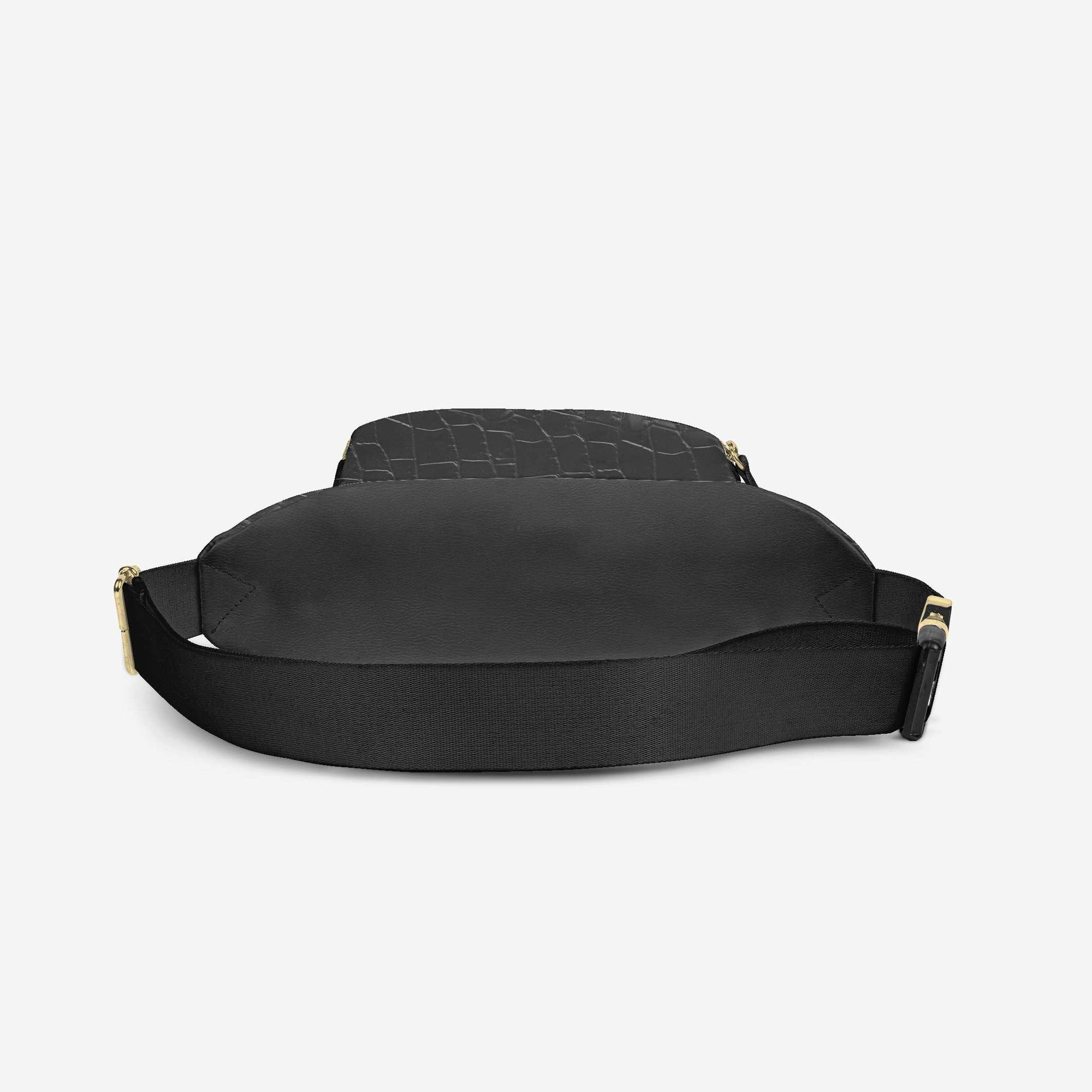 DESIGNER LUXE MULTI-POCKET BELT BAG Black