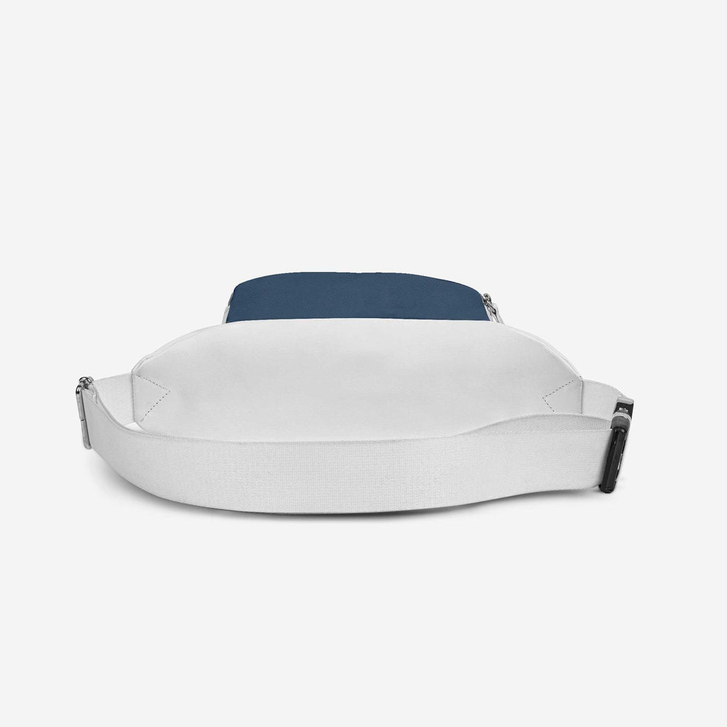 DESIGNER LUXURY BELT BAG – Blue & White