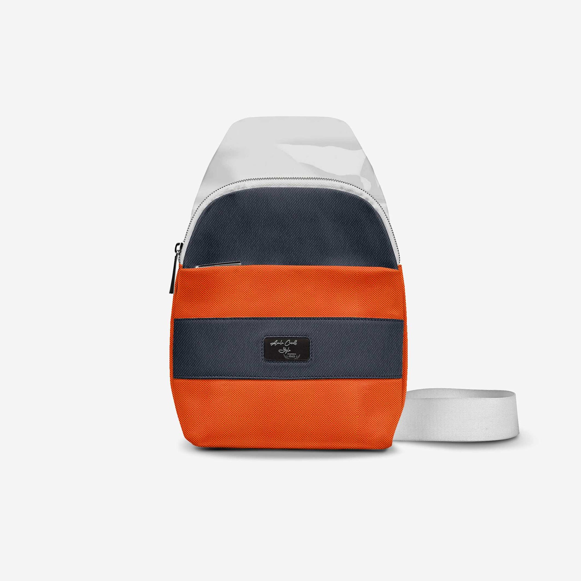 ELEGANT CROSSBODY DESIGNER LUXE BAG Blue & Orange