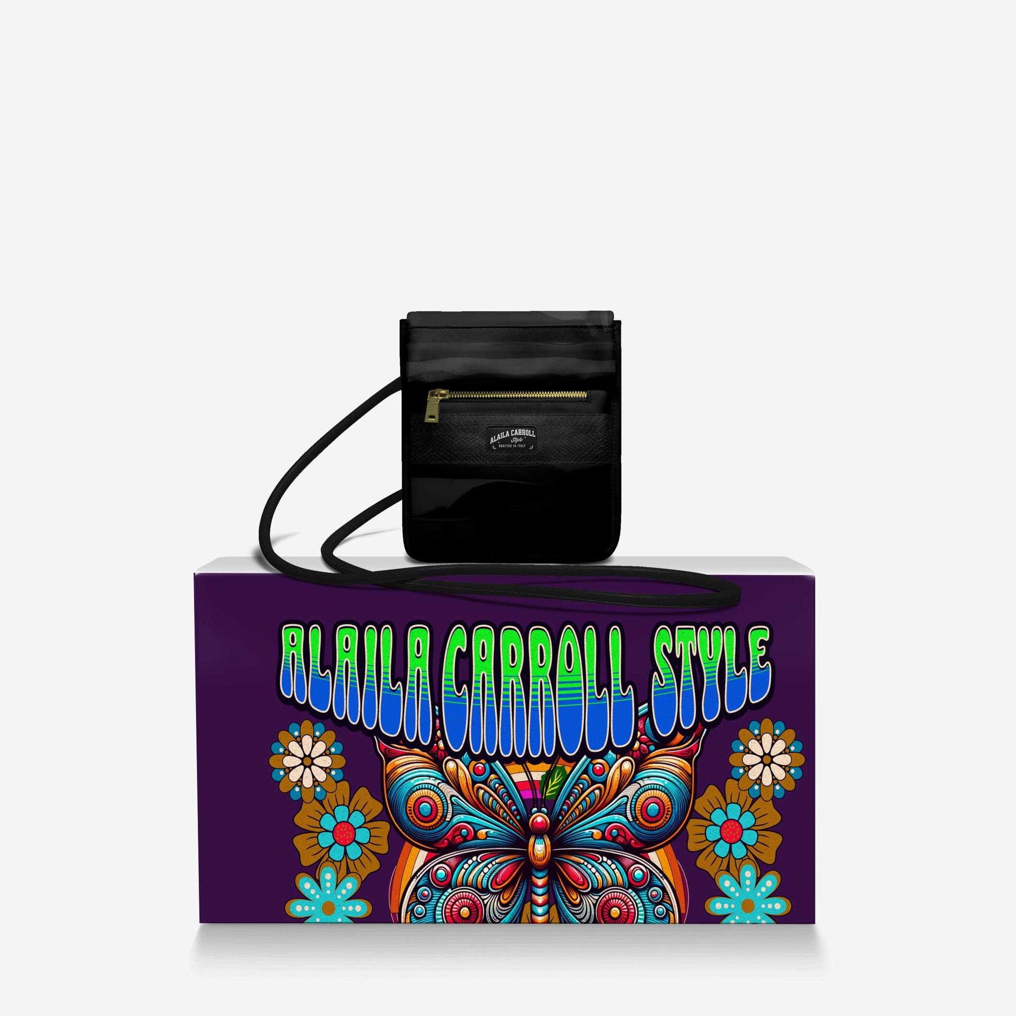 Cross-Body Designer Luxe Shoulder Bag Black