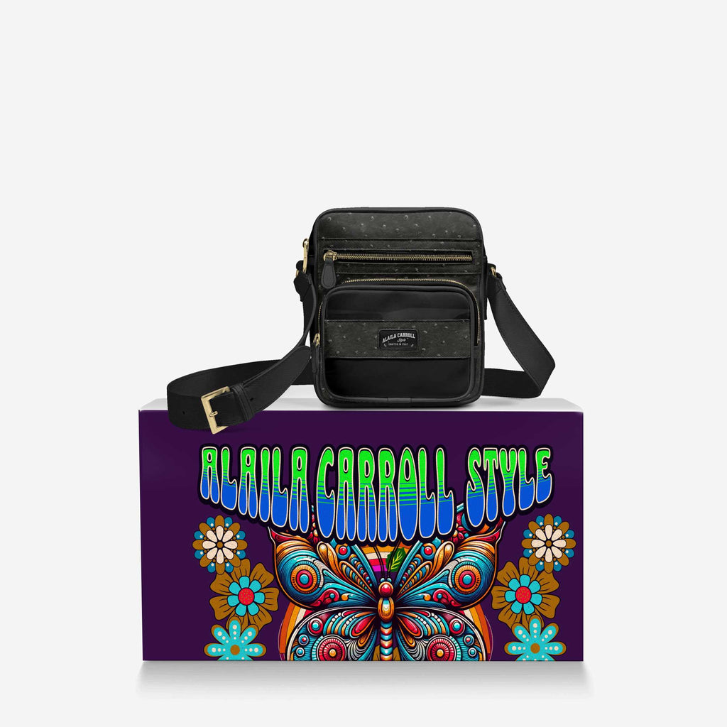 CROSS-BODY DESIGNER SHOULDERBAG Black