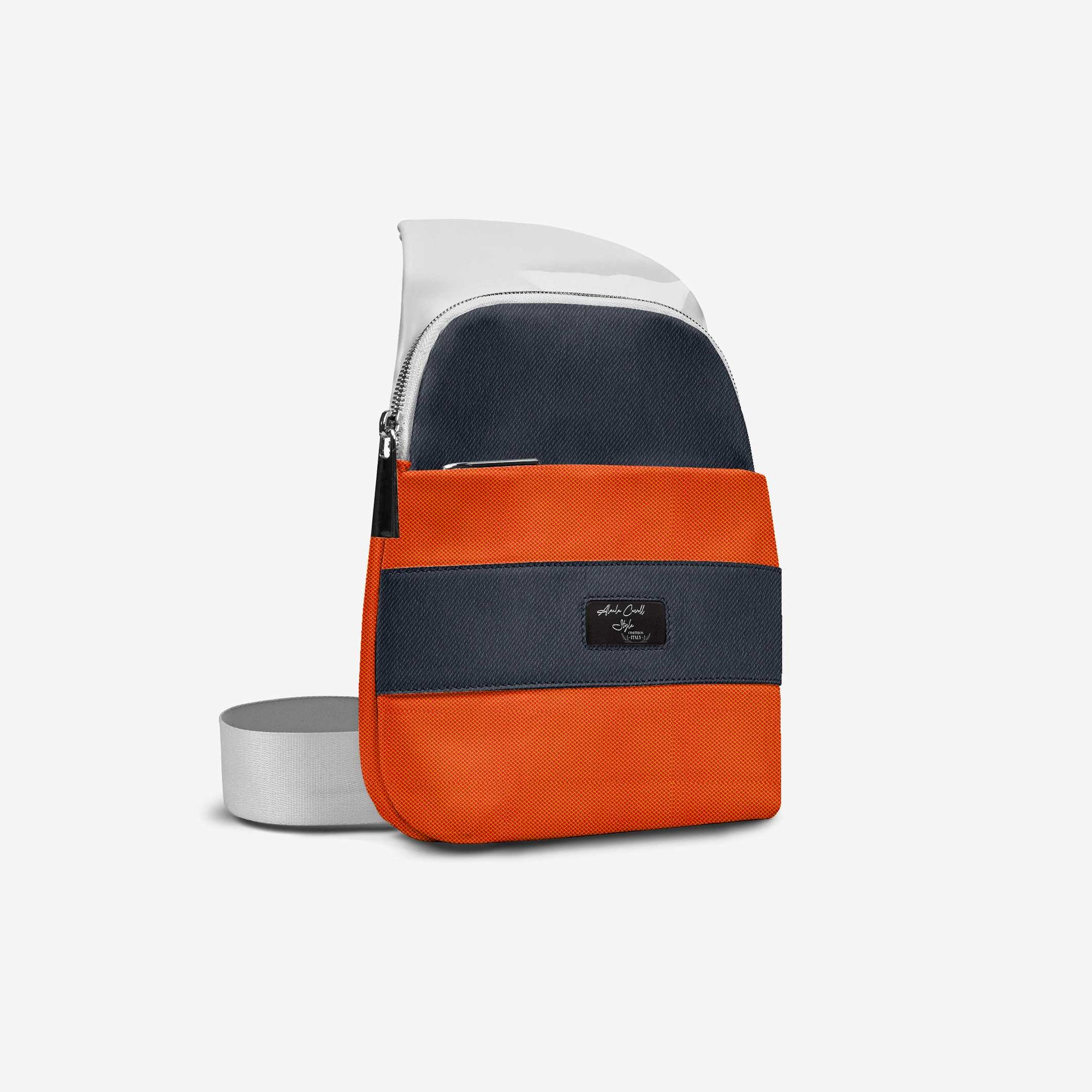 ELEGANT CROSSBODY DESIGNER LUXE BAG Blue & Orange