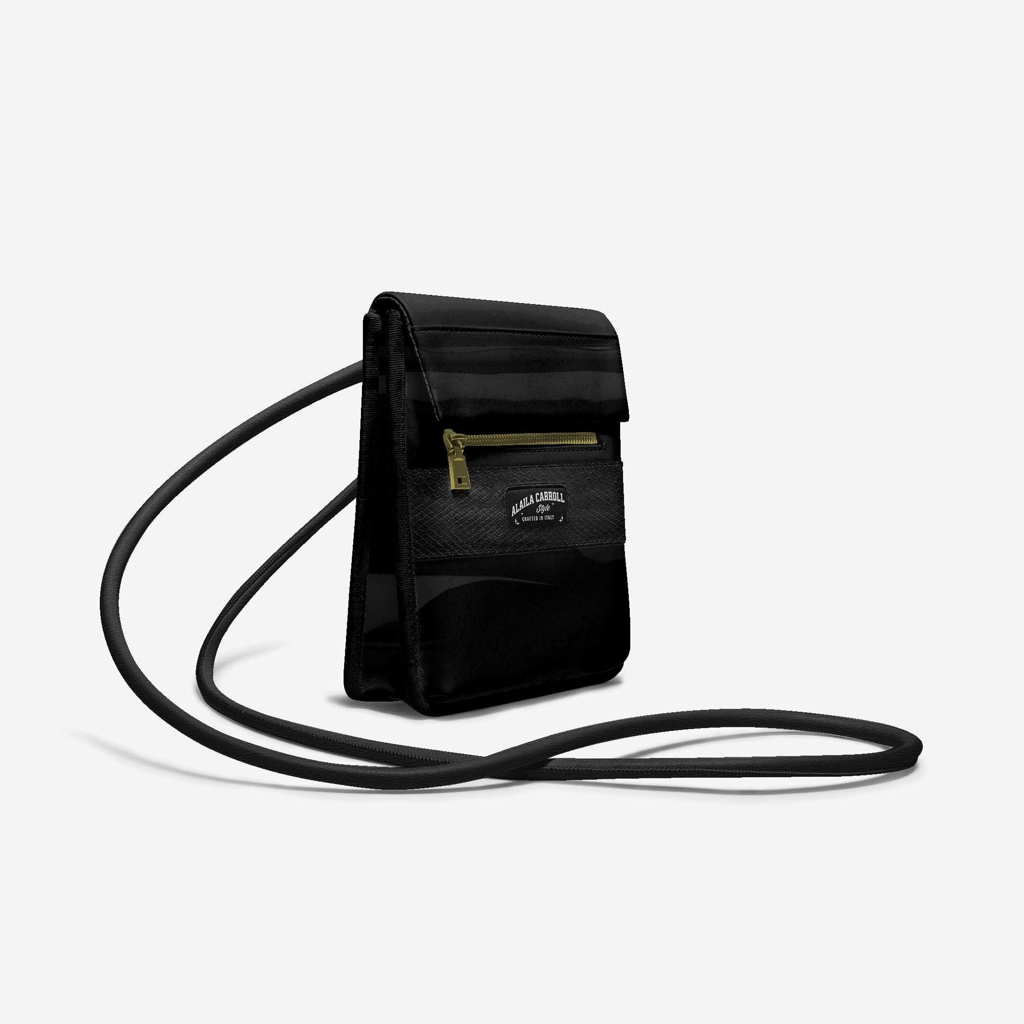 Cross-Body Designer Luxe Shoulder Bag Black