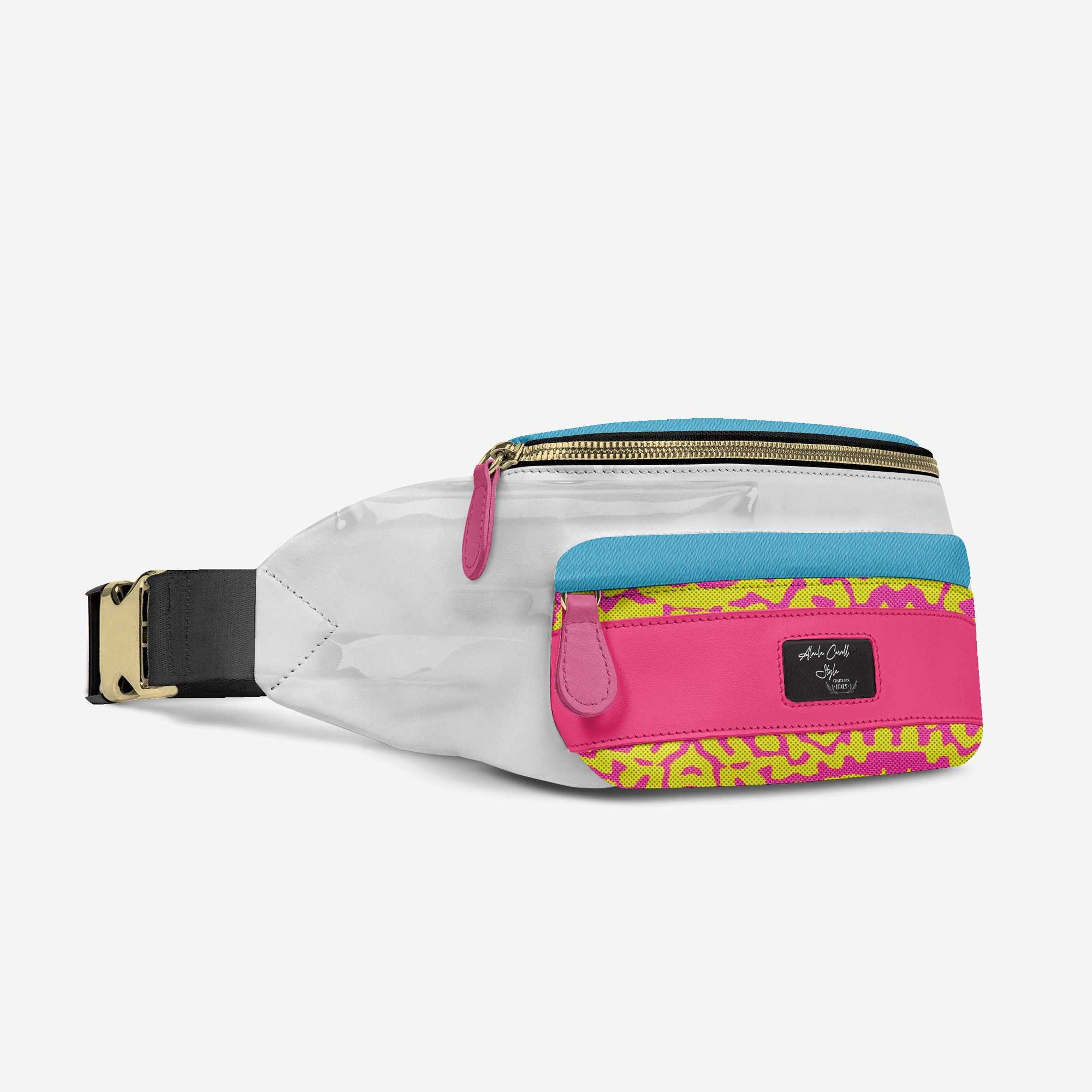 DESIGNER LUXE MULTI-POCKET BELT BAG Colorful