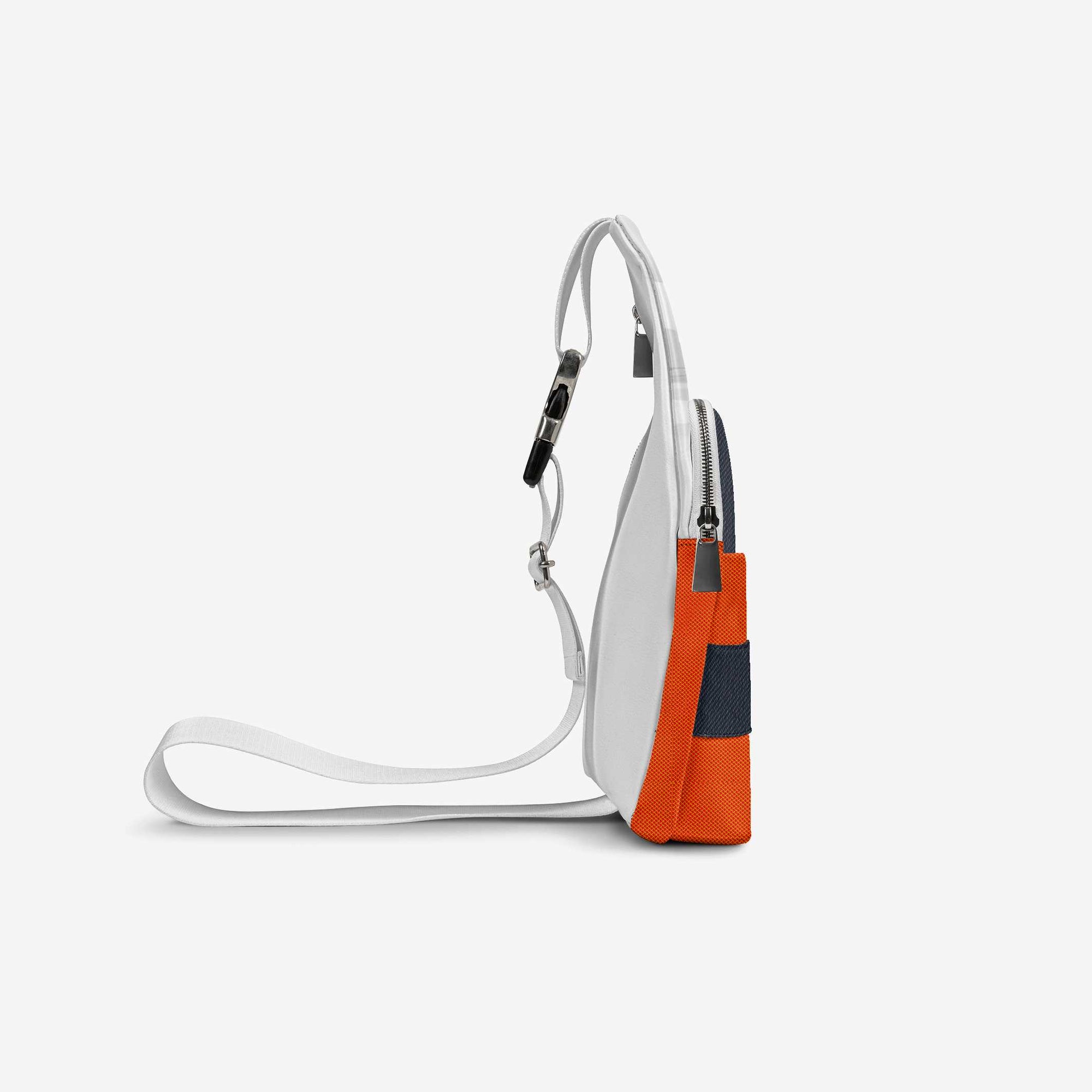 ELEGANT CROSSBODY DESIGNER LUXE BAG Blue & Orange