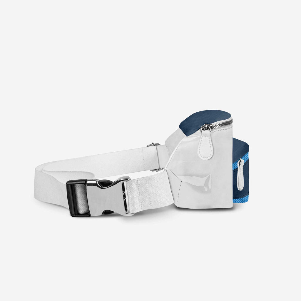DESIGNER LUXURY BELT BAG – Blue & White