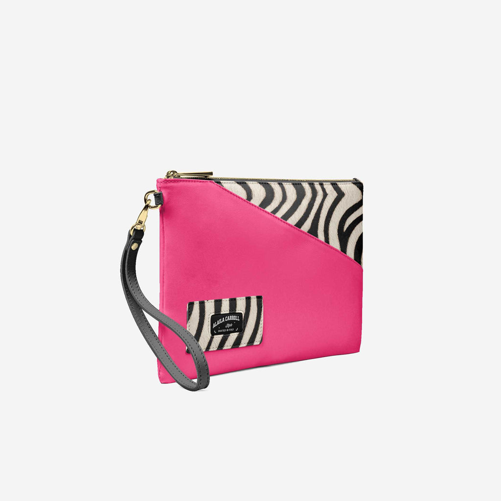Luxury Multiuse Designer Small Bag – Pink & Zebra