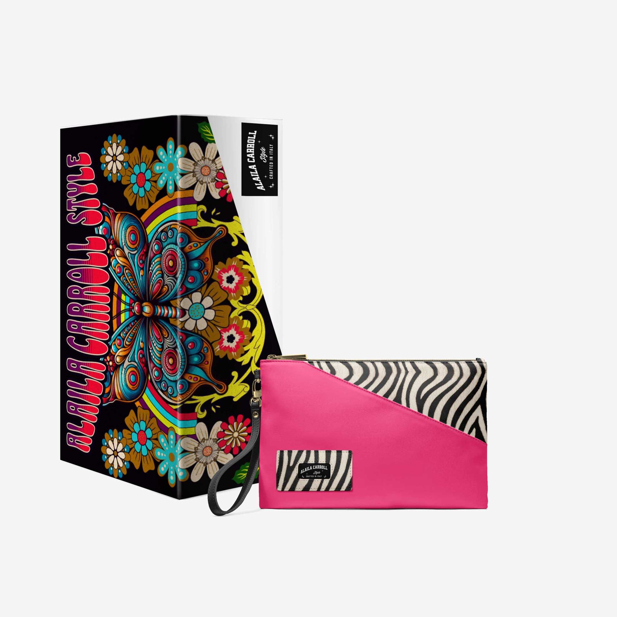 Luxury Multiuse Designer Small Bag – Pink & Zebra