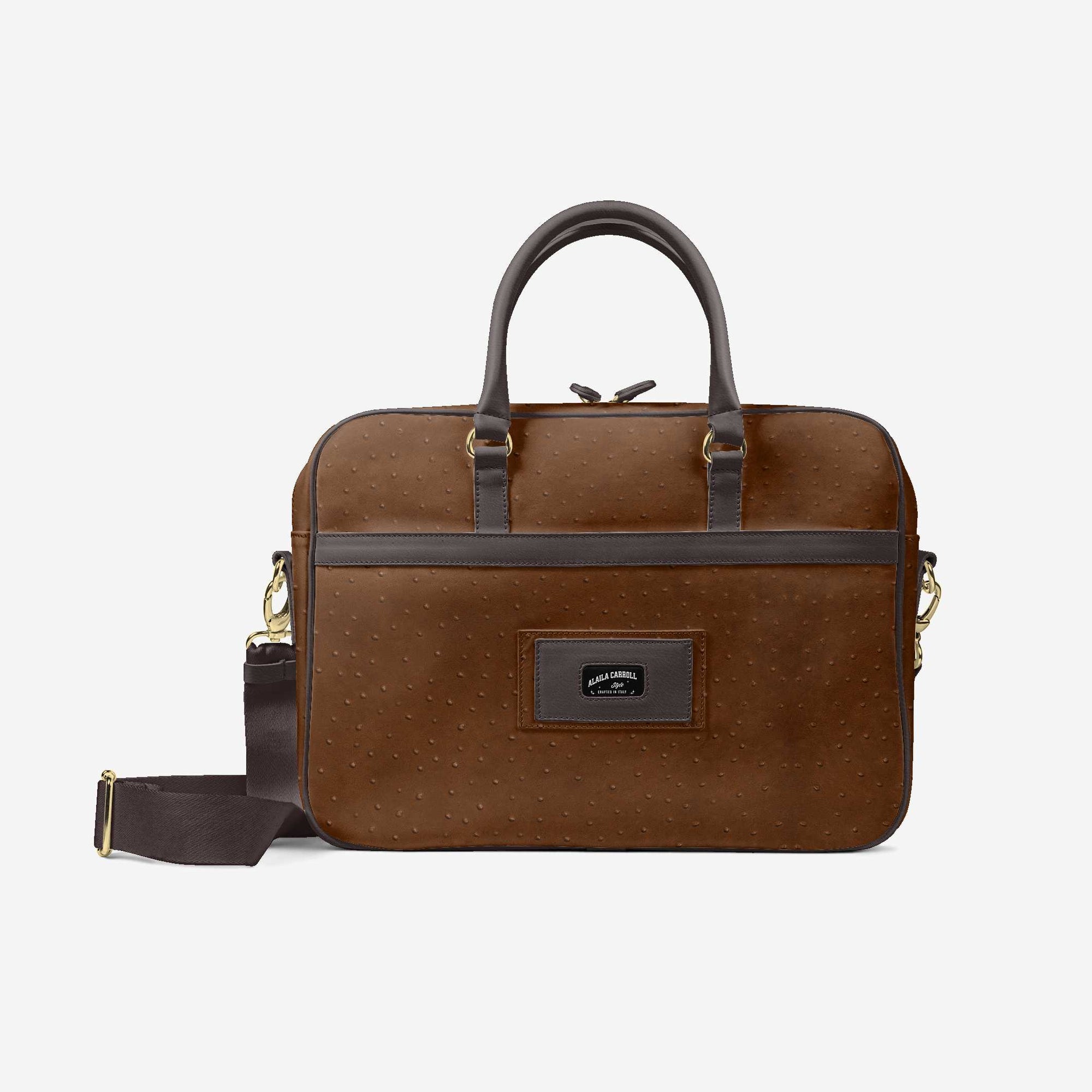 DESIGNER LUXURY URBAN WORK BAG Brown