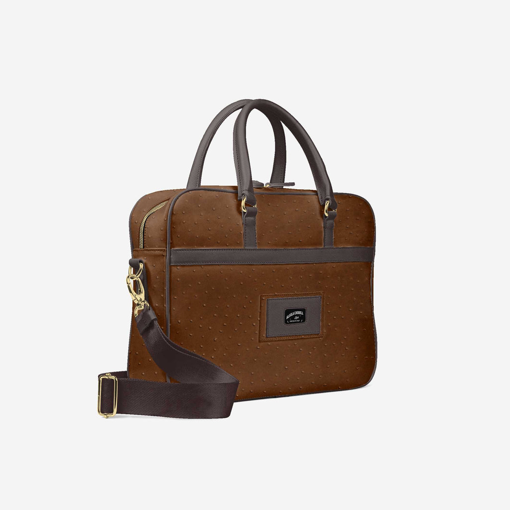 DESIGNER LUXURY URBAN WORK BAG Brown