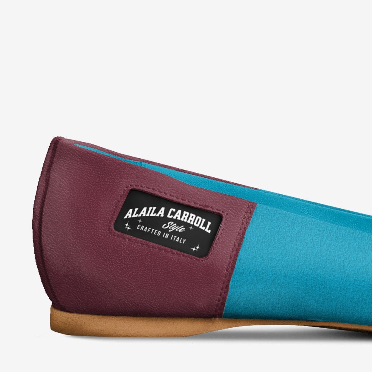 Luxury Bow Ballerina Light Blue & Purple