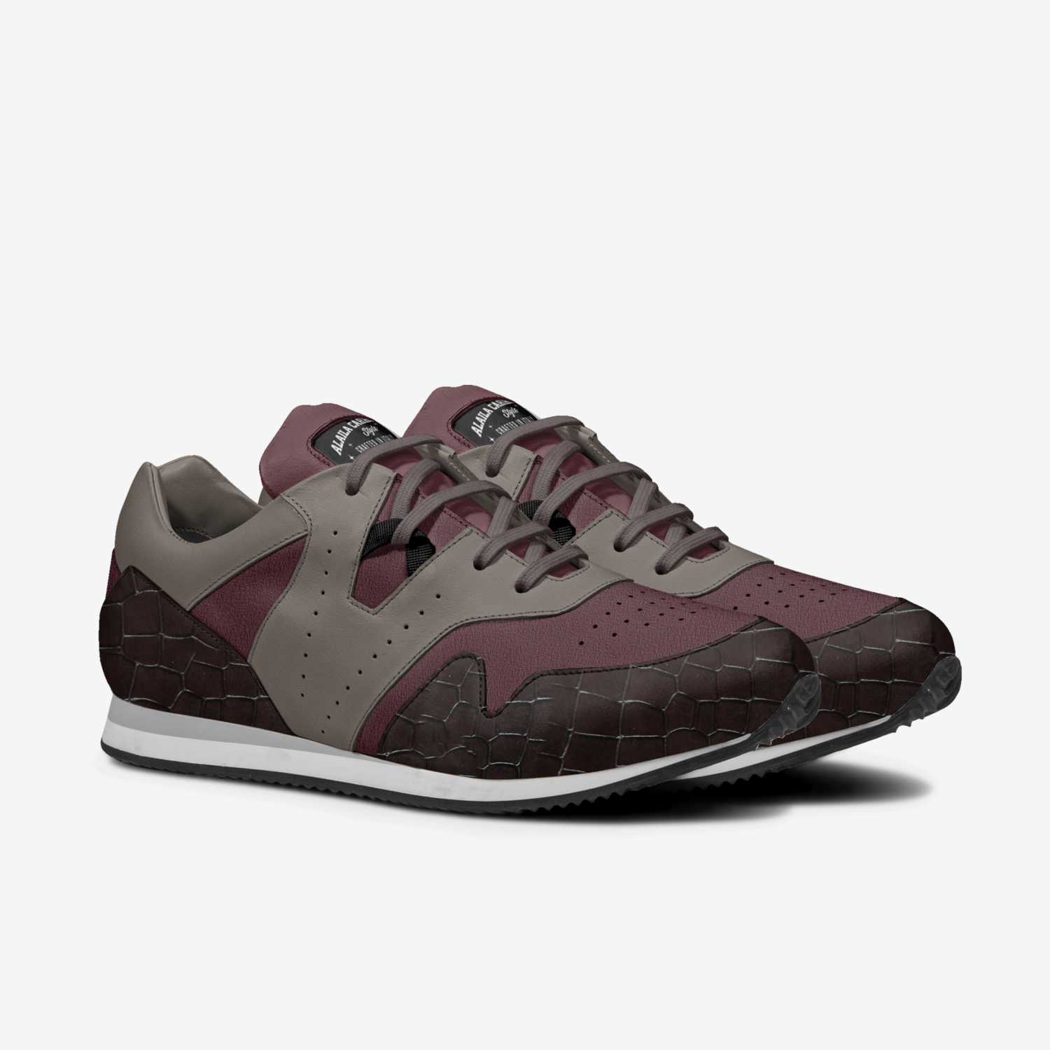 Luxury Sporty Runner Brown & Maroon