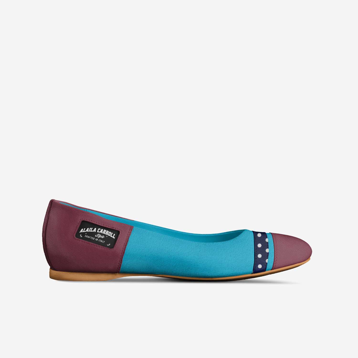 Luxury Bow Ballerina Light Blue & Purple