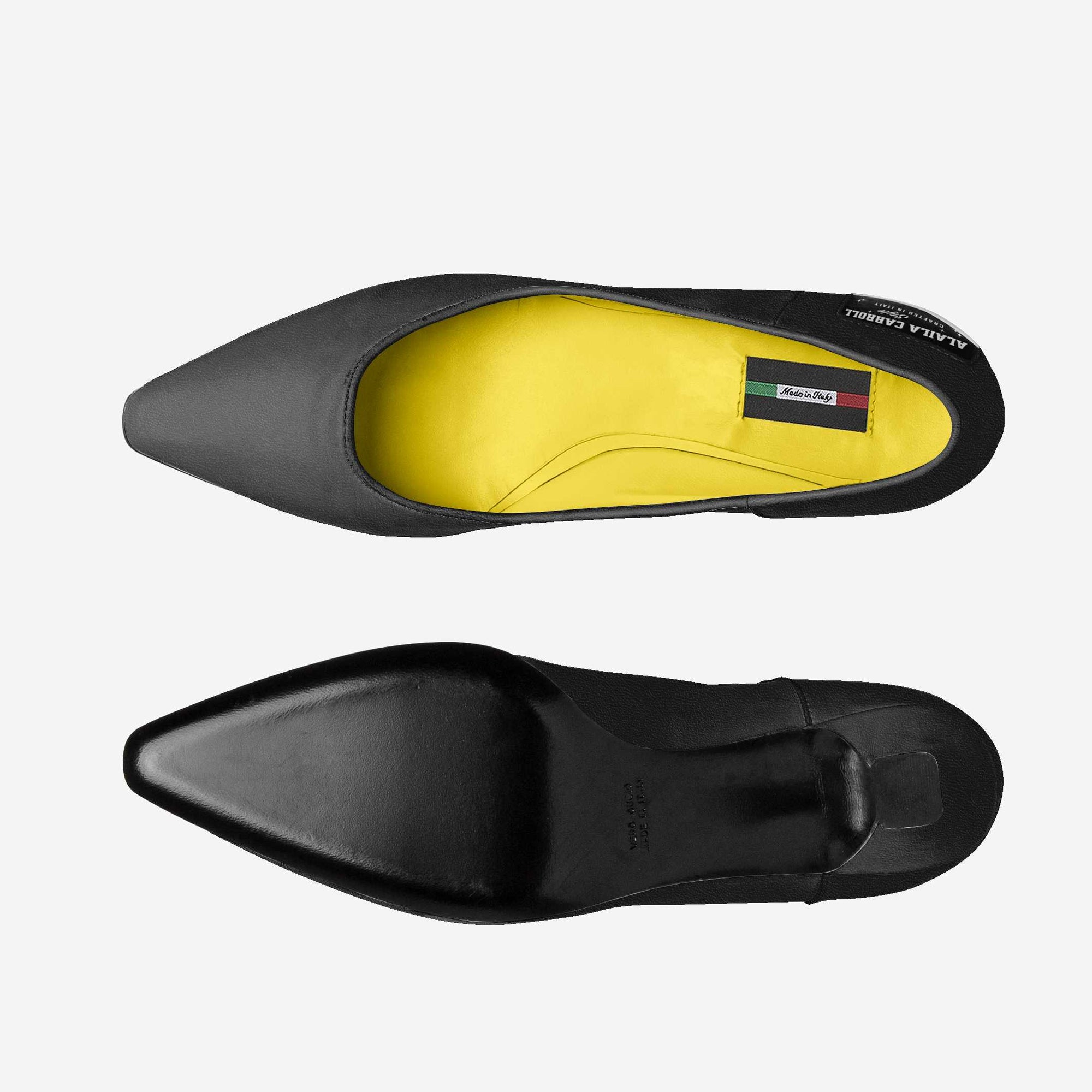 MINIMAL BLACK LOW HEEL