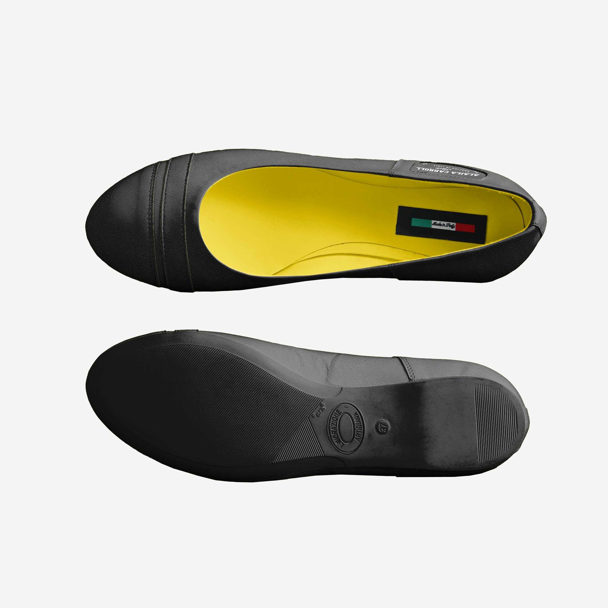 Black Minimal Ballerina Flat