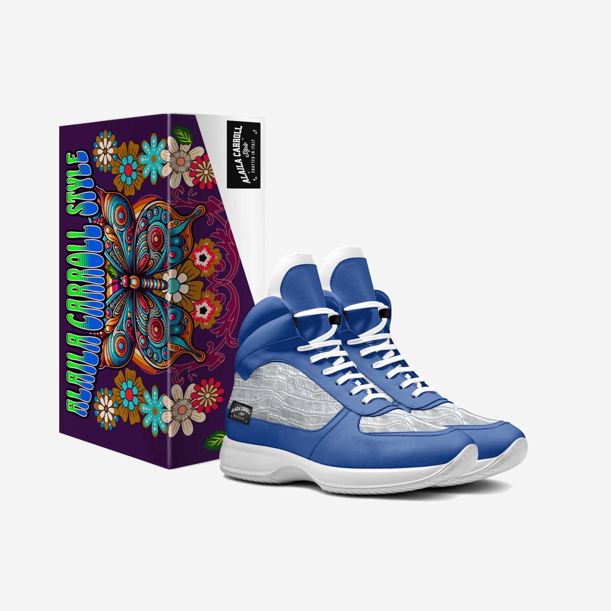 Blue & Silver HIGH-TOP STREET RUNNER