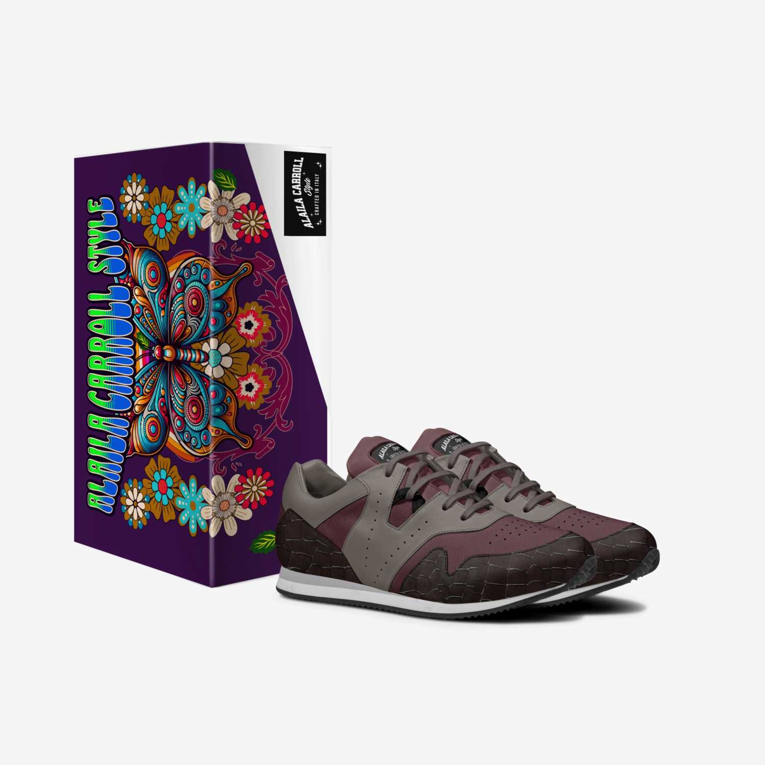 Luxury Sporty Runner Brown & Maroon
