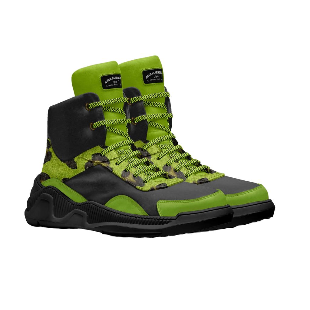 Shop Basket Chunky Design Green & Black sneakers featuring oversized padded tongue, logo detail, sculptural sole, and ankle support for standout comfort and style.

chunky sneakers
basket style sneakers
green and black sneakers
high top sneakers
streetwear sneakers
fashion sneakers for men
fashion sneakers for women
bold design sneakers
urban footwear
statement sneakers