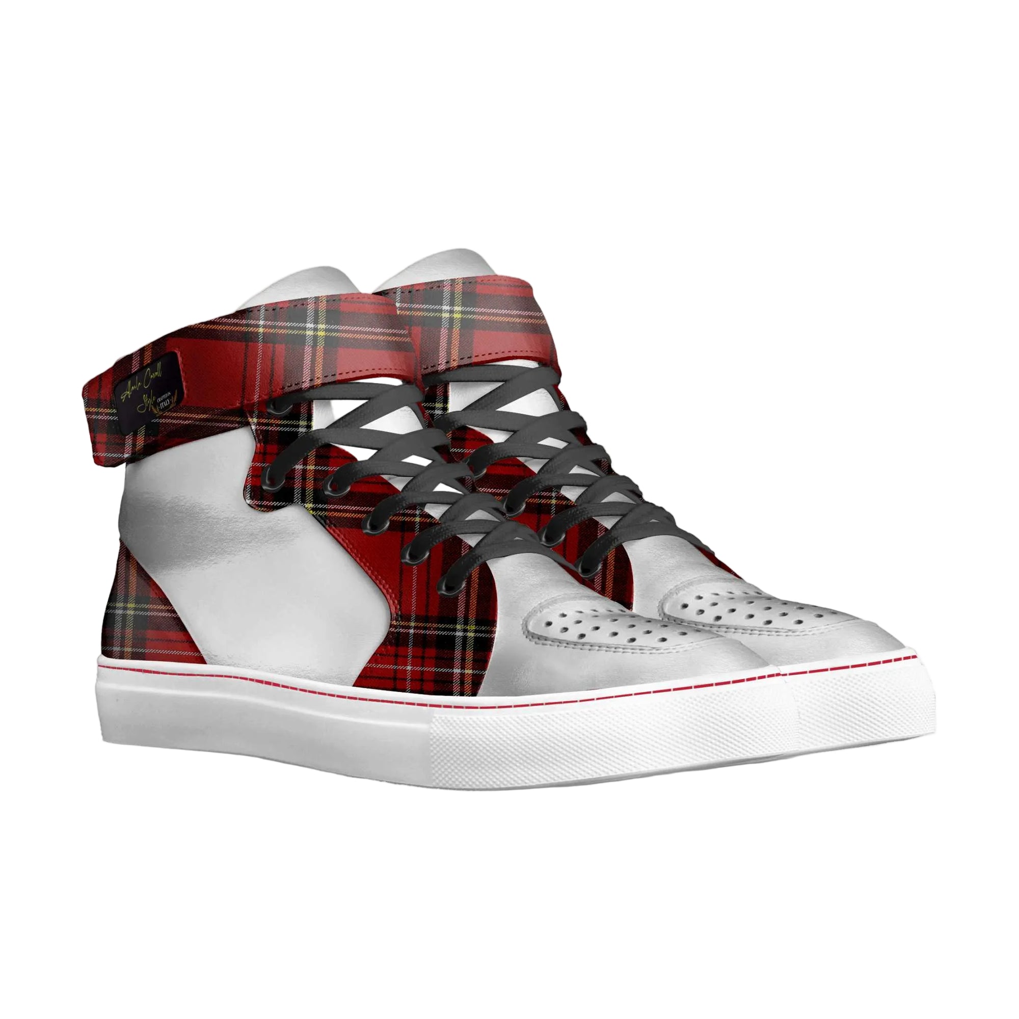 Shop the Basketball High Top Plaid Red & White sneakers by Alaila Carroll Style. Inspired by classic 80s basketball fashion and crafted with genuine Italian materials, these luxury high-top sneakers combine comfort, durability, and bold street style.
luxury basketball sneakers
plaid high top sneakers
Italian designer sneakers
Alaila Carroll Style sneakers
red plaid high top shoes
luxury streetwear sneakers
retro basketball high tops
designer high top sneakers
premium Italian sneakers
men’s and women’s luxur