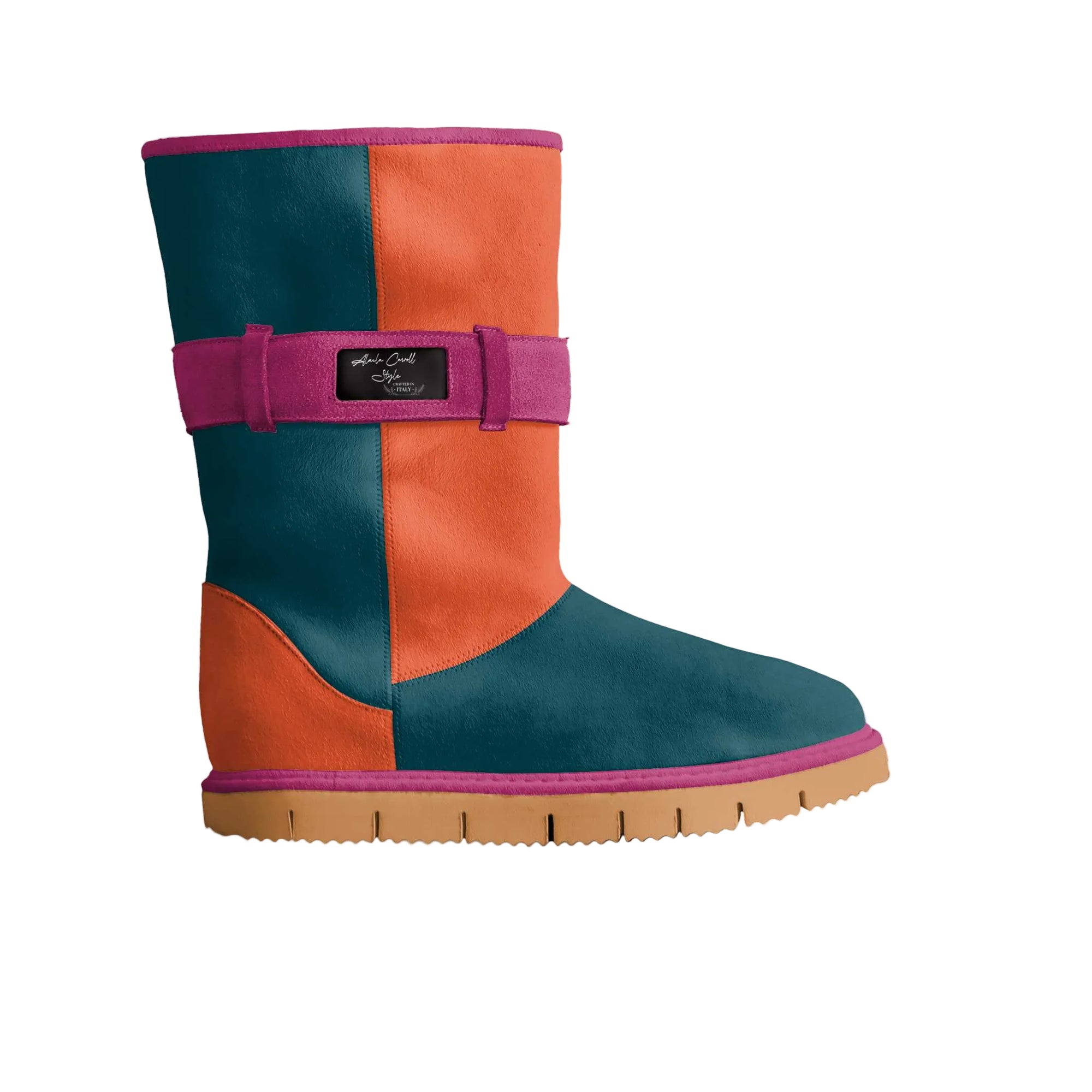 Shop the Belted Mid-Boot Teal, Rush & Pink by Alaila Carroll Style. Handcrafted Italian eco-sheepskin boot with embossed logo strap, comfortable sole, and limited-edition certificate.
eco-sheepskin mid boot
luxury Italian boots
limited edition designer boots
Alaila Carroll Style footwear
handcrafted Italian boots
teal pink mid-boot
sustainable luxury boots
fashion statement mid-boot
premium Italian eco-sheepskin boots
exclusive designer mid-boot