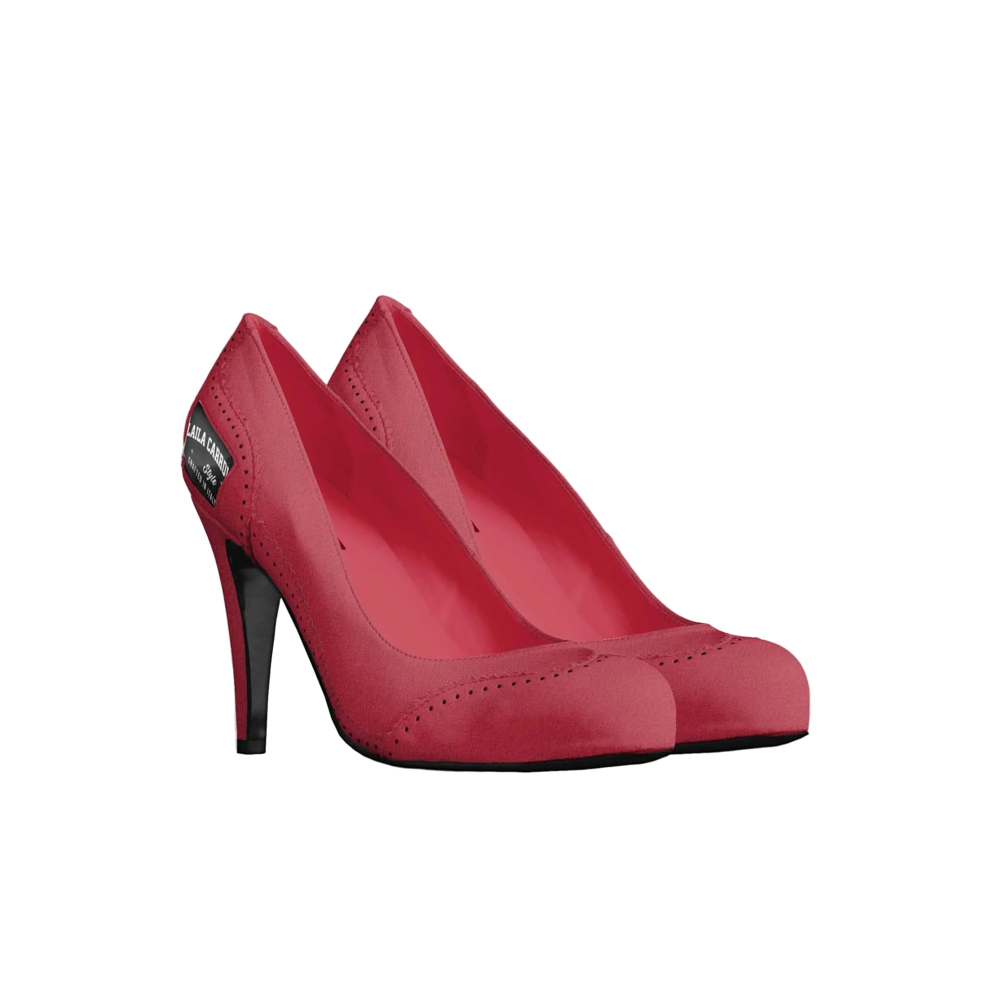 British high heel red on red pump

Luxury Italian red heels by Alaila Carroll Style

Classic ladylike pumps with cutout details