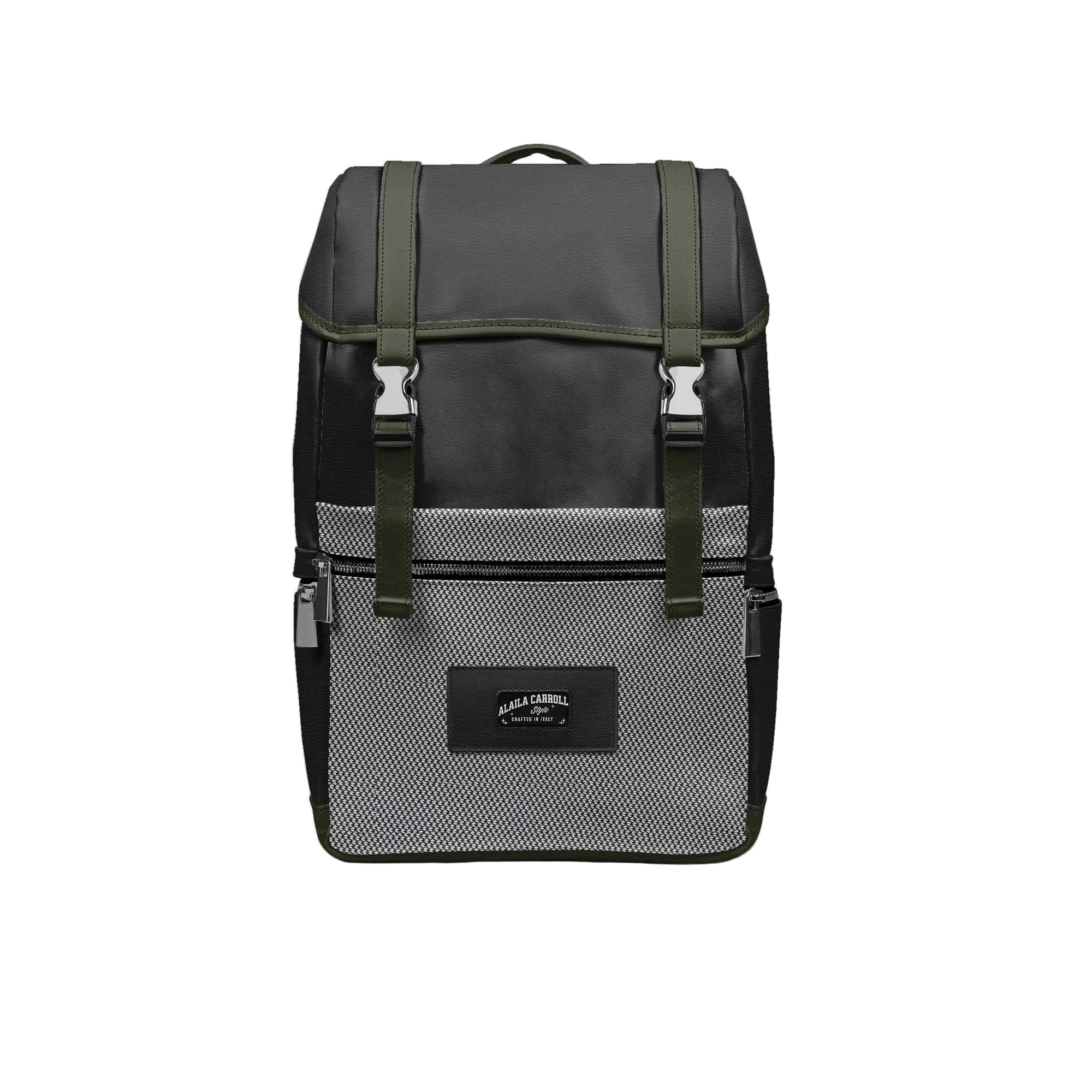 Discover the Contemporary Travel Luxe Backpack in Black & Silver, crafted from premium Italian materials with multiple compartments and a modern design.

Contemporary luxury backpack black silver

Designer travel backpack Italian materials

Modern luxury commuter backpack

Luxury backpack, designer travel backpack, contemporary backpack, Italian luxury bag, black silver backpack, premium travel bag
