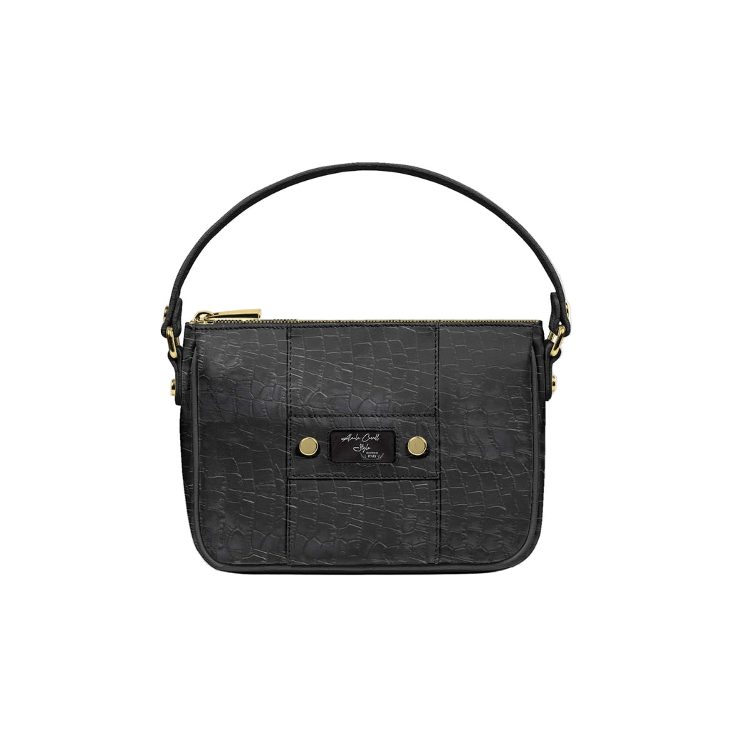 Luxury black essential bag with structured design, top zipper, and premium lining. Elegant designer handbag for everyday and formal wear.

designer handbag, black luxury bag, elegant purse, everyday designer bag, structured handbag, fashion handbag, luxury accessories, chic black bag, formal casual handbag