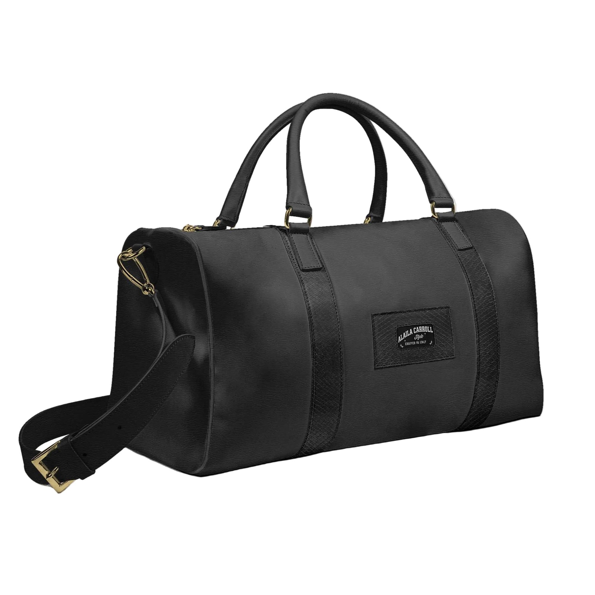Luxury black travel bag with premium materials, spacious interior, adjustable strap, and multiple pockets—perfect for

luxury travel bag, black duffel bag, designer weekender bag, carry-on travel bag, premium travel bag, weekend bag, luxury gym bag, travel tote bag