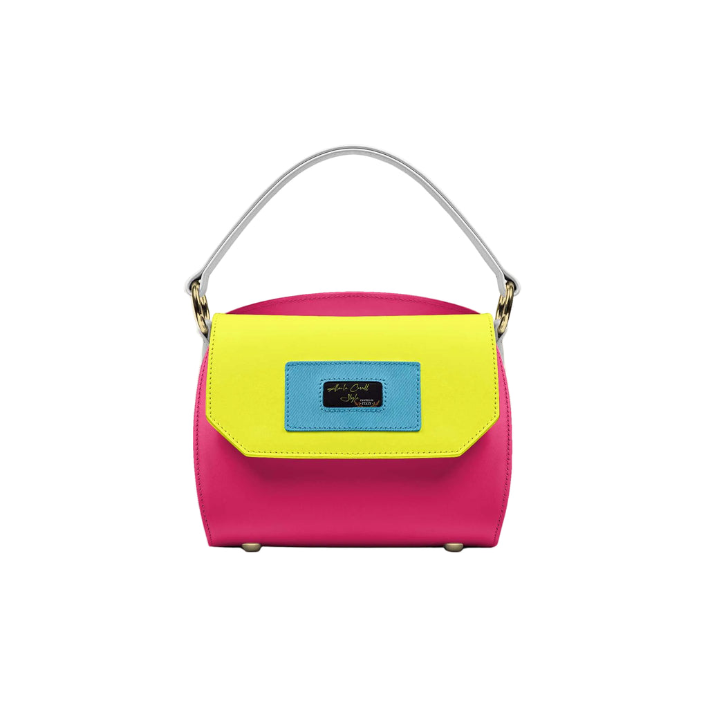 Shop the Designer Luxury Elegant-Fashion Bag by Alaila Carroll Style. Trunk-shaped luxury handbag with square flap, logo embossing, and Italian-inspired craftsmanship.
designer fashion bag
luxury trunk handbag
Alaila Carroll style bag
elegant color block purse
pink yellow blue handbag
structured luxury bag
women’s designer handbag
chic fashion bag
premium fashion accessories
statement luxury purse