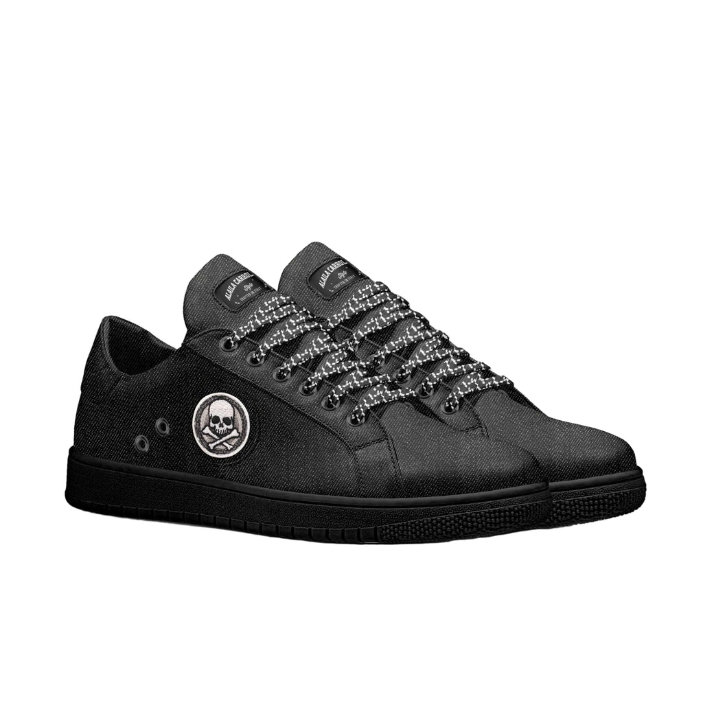 Shop the Eco Vintage Low Top Black Jeans by Alaila Carroll Style. Featuring premium denim, eco-technical materials, embroidered details, and a lightweight recyclable sole for sustainable luxury streetwear.
eco vintage sneakers
black denim sneakers
designer low top sneakers
sustainable fashion sneakers
eco-friendly designer shoes
Alaila Carroll Style sneakers
black jeans sneakers
luxury streetwear sneakers
recyclable sole sneakers
premium denim footwear
fashion sneakers for men and women
eco luxury sneakers