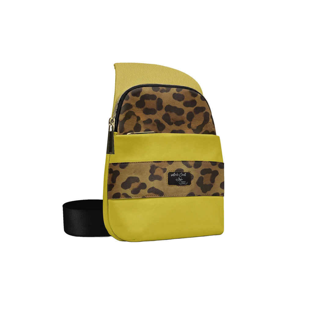 Make a bold fashion statement with the Elegant Crossbody Designer Luxe Bag in leopard & mustard. Featuring a modern triangular design, multiple compartments, and premium materials for everyday luxury.

designer crossbody bag, luxury crossbody purse, leopard print handbag, mustard crossbody bag, triangular bag design, fashion shoulder bag, modern designer handbag, upscale streetwear bag, statement crossbody bag, premium fashion accessories, women’s designer bag, trendy luxury purse
