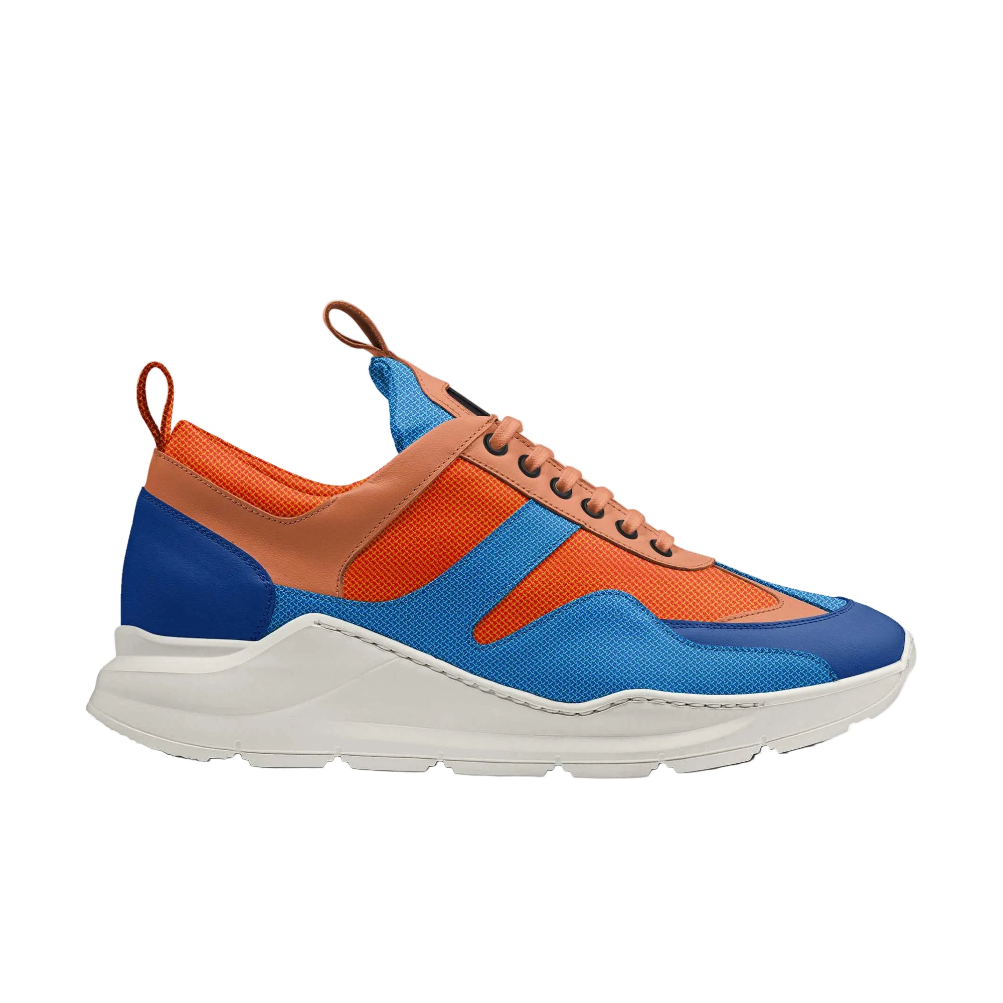 Turn heads with the Fashion Designer Runner Orange & Blue. A limited-edition luxury sneaker with padded ankle support, breathable materials, and lightweight rubber sole.

designer runner sneaker
luxury runner shoes
orange and blue sneakers
limited edition sneakers
fashion athletic shoes
breathable runner sneakers
padded ankle collar shoes
designer street sneakers
high fashion running shoes
Alaila Carroll Style sneakers
urban luxury footwear
collectible designer sneakers