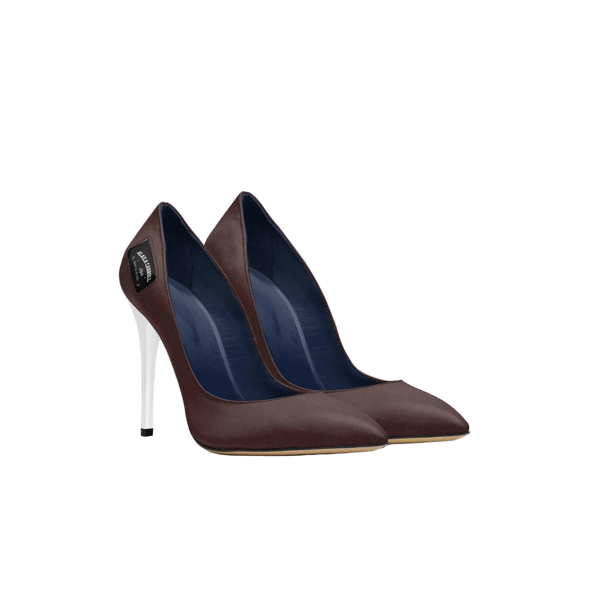 Shop the Full Cut High Heel Dark Brown with White Heel by Alaila Carroll Style. Featuring smooth Italian materials, a navy insole, sleek pointed toe, and elegant designer craftsmanship for timeless luxury fashion.
dark brown high heels
white heel pumps
Italian designer pumps
full cut high heel
luxury women’s heels
designer pointed toe pumps
Alaila Carroll Style shoes
elegant Italian high heels
women’s formal pumps
premium designer heels
brown and white heels
luxury dress shoes for women