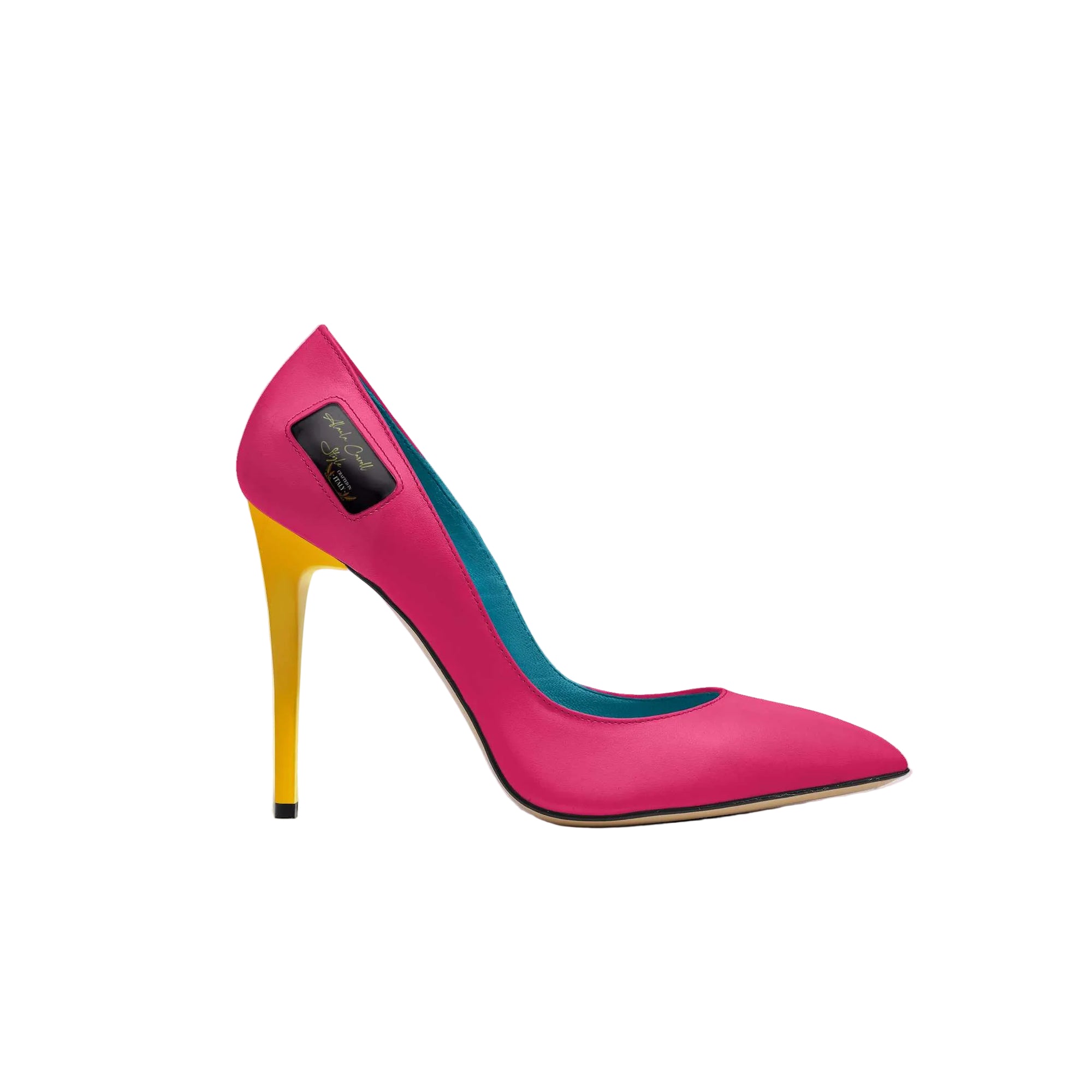 Shop the Full Cut High Heel Pink & Yellow by Alaila Carroll Style. Italian-crafted stiletto pump with a sleek toe, low vamp, and bold luxury color design.
pink and yellow high heels
italian designer pumps
color block stilettos
luxury women’s heels
pointed toe pumps
alaila carroll style shoes
fashion stiletto heels
designer dress shoes
premium italian footwear
bold color high heels