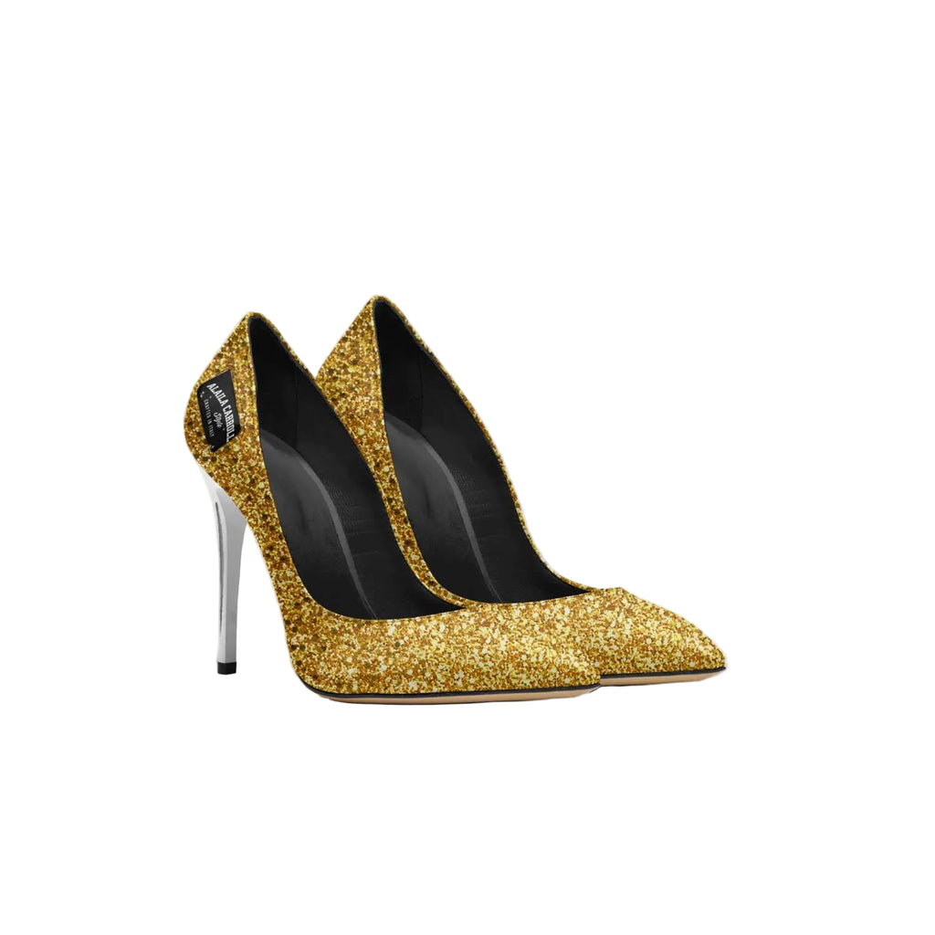Discover the Full Cut High Heel in sparkle gold. Italian-crafted stiletto pump with a pointed toe, sleek silhouette, and luminous luxury finish.

sparkle gold high heel
luxury stiletto pump
Italian designer heels
women’s evening shoes
pointed toe gold heels
elegant formal pumps
luxury women’s footwear