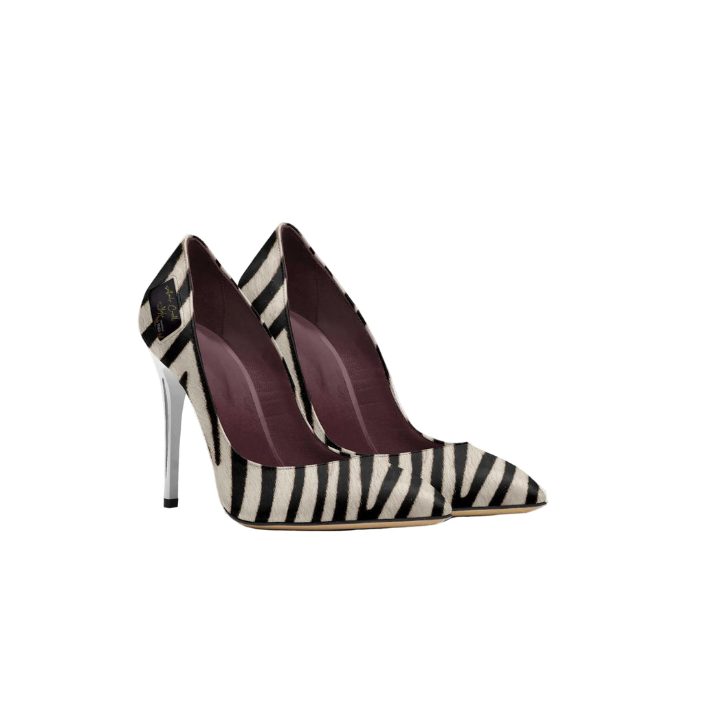 Shop the Full Cut High Heel Zebra Print by Alaila Carroll Style. Italian-crafted stiletto pump with a sleek toe, low vamp, and bold animal print luxury.
zebra print high heels
italian designer pumps
animal print stilettos
luxury women’s heels
pointed toe pumps
alaila carroll style shoes
fashion stiletto heels
designer dress shoes
premium italian footwear
statement high heels
